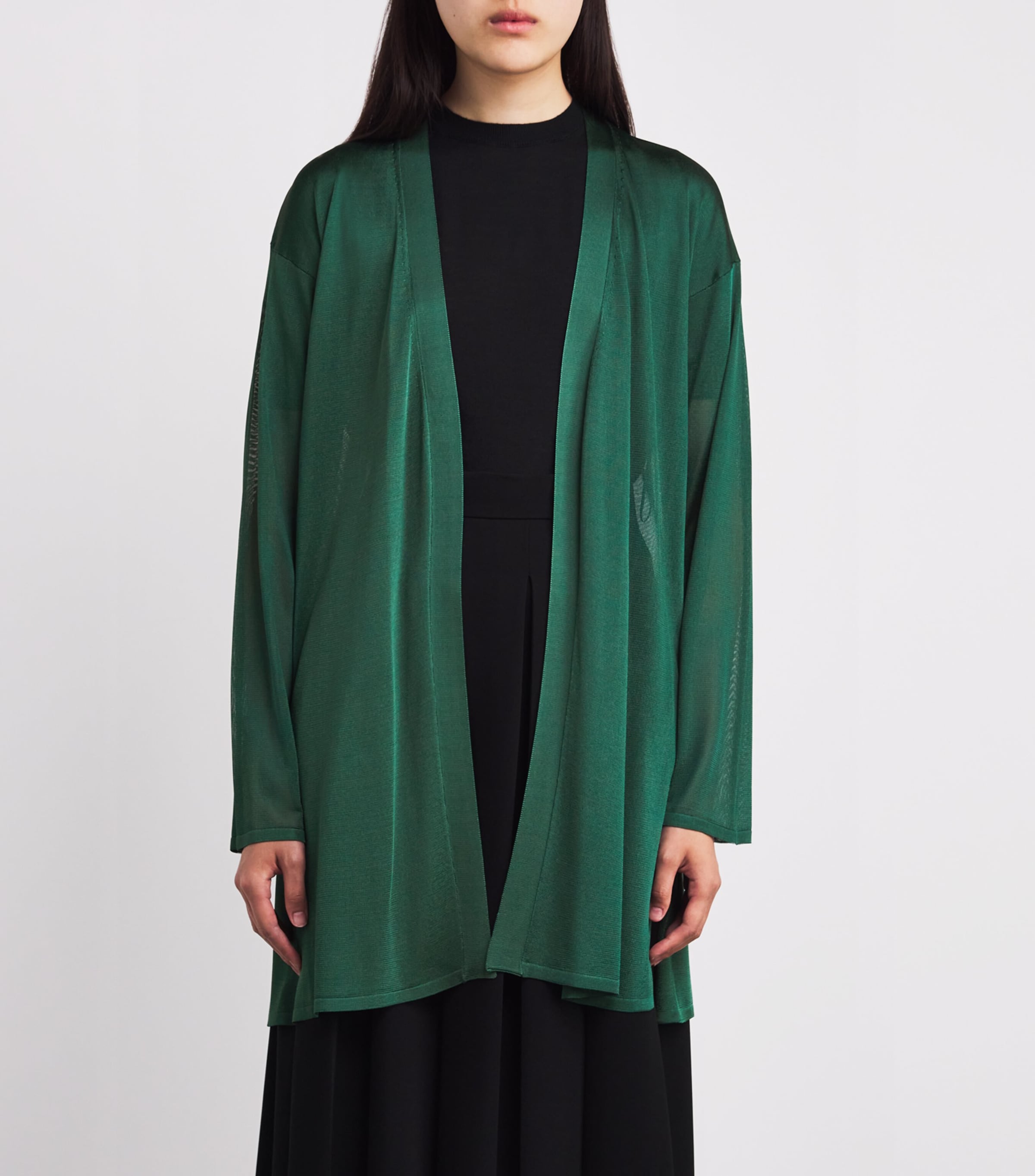 Wrap Cardigan EMERALD Image 3