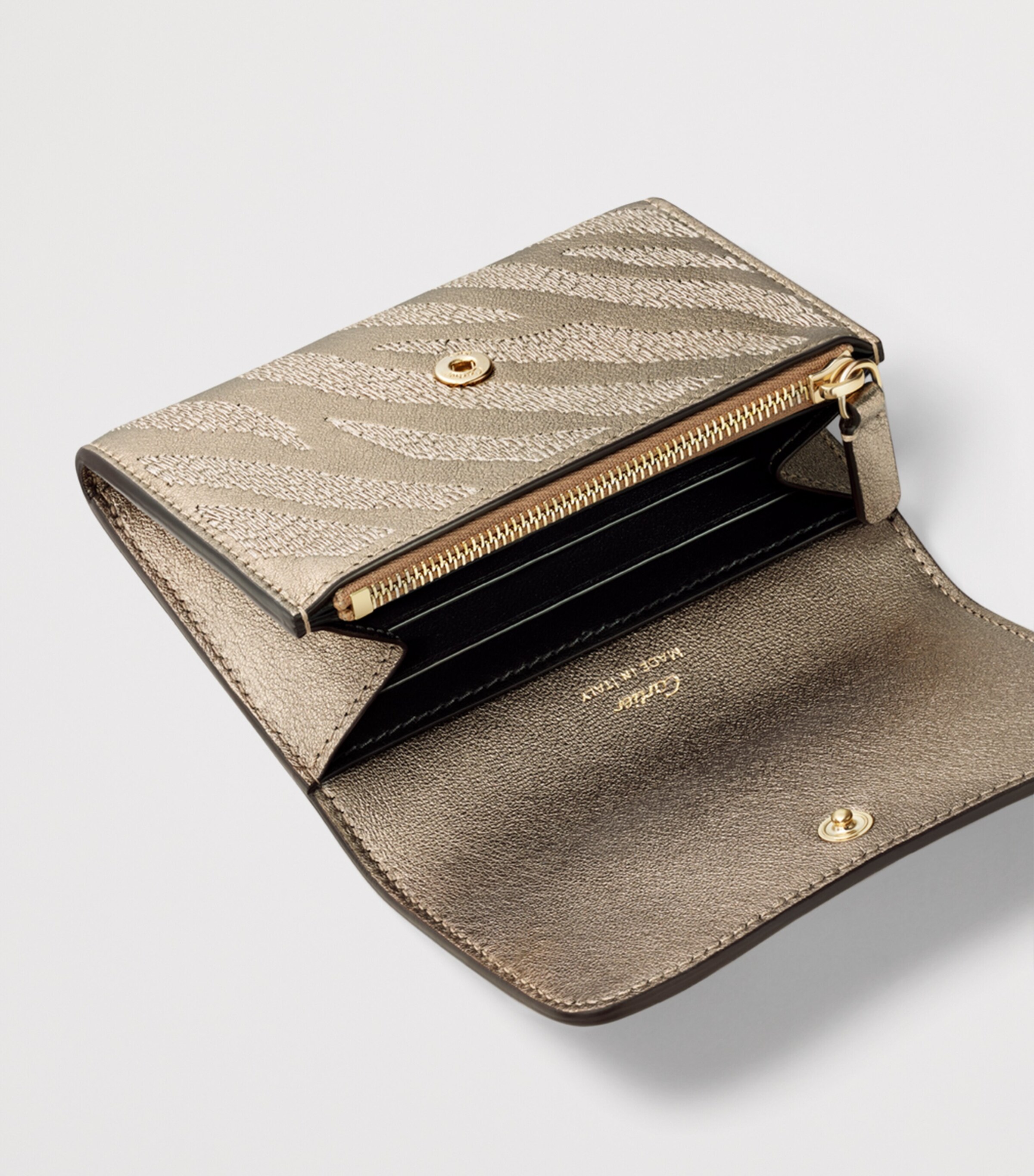 Lambskin Panthère de Cartier Wallet GOLDEN Image 3