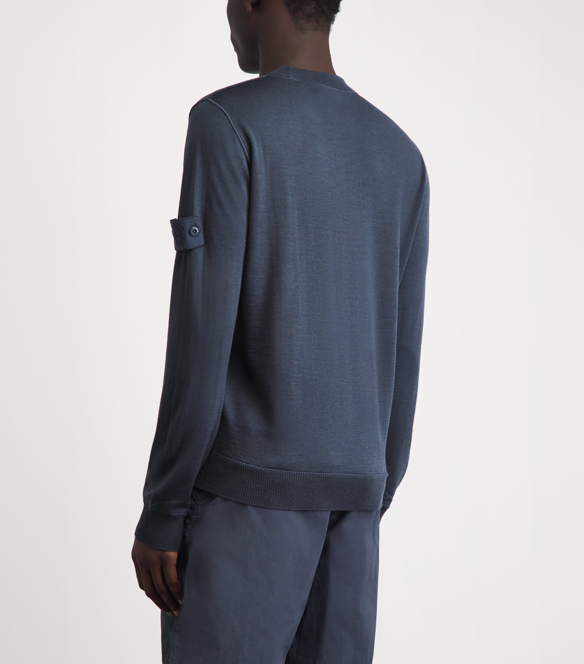 Stone Island Mens Virgin Wool Ghost Sweater Image 5