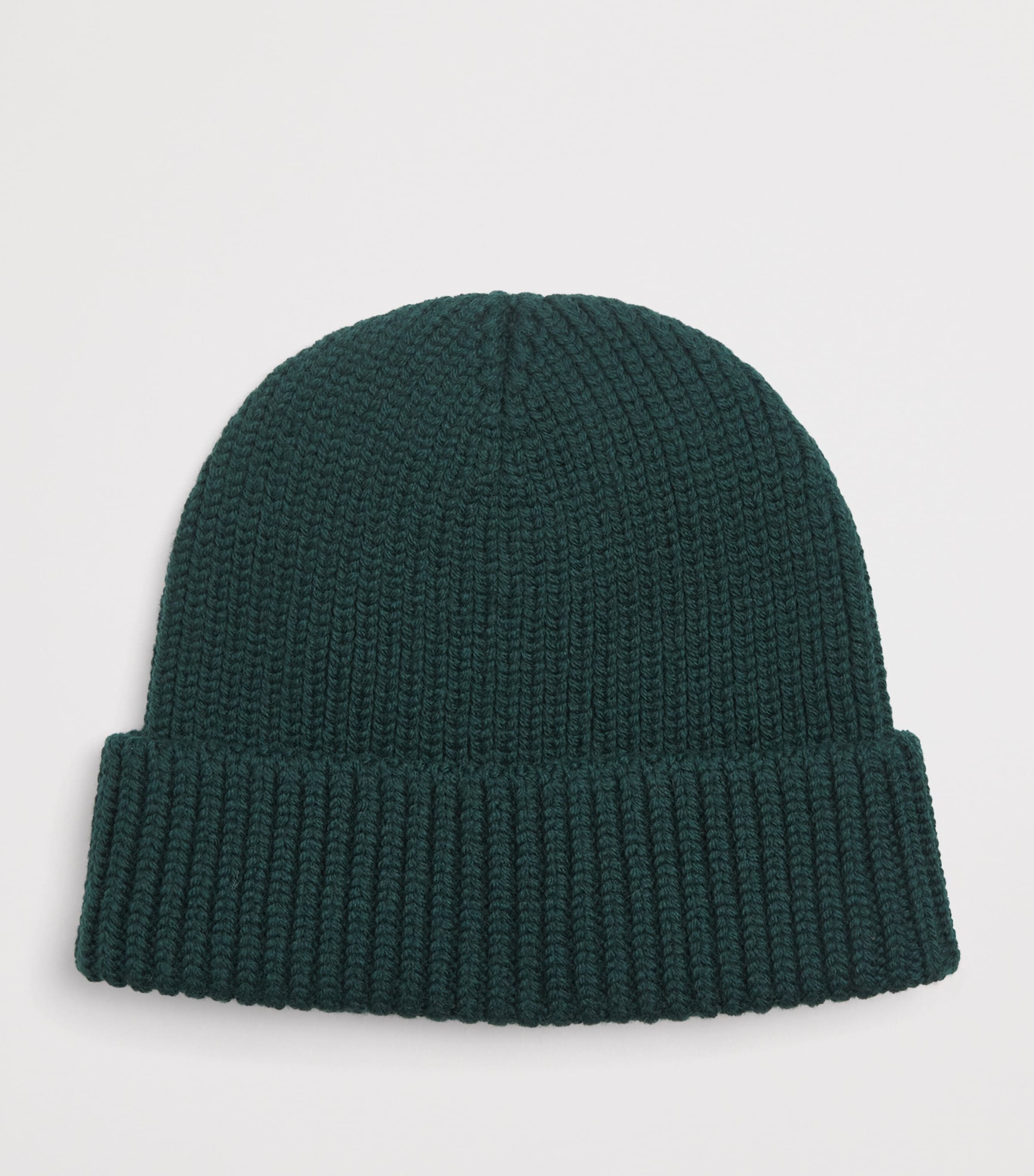 AMI Paris Ami de Coeur Beanie : Vert Bouteille/rouge Image 2