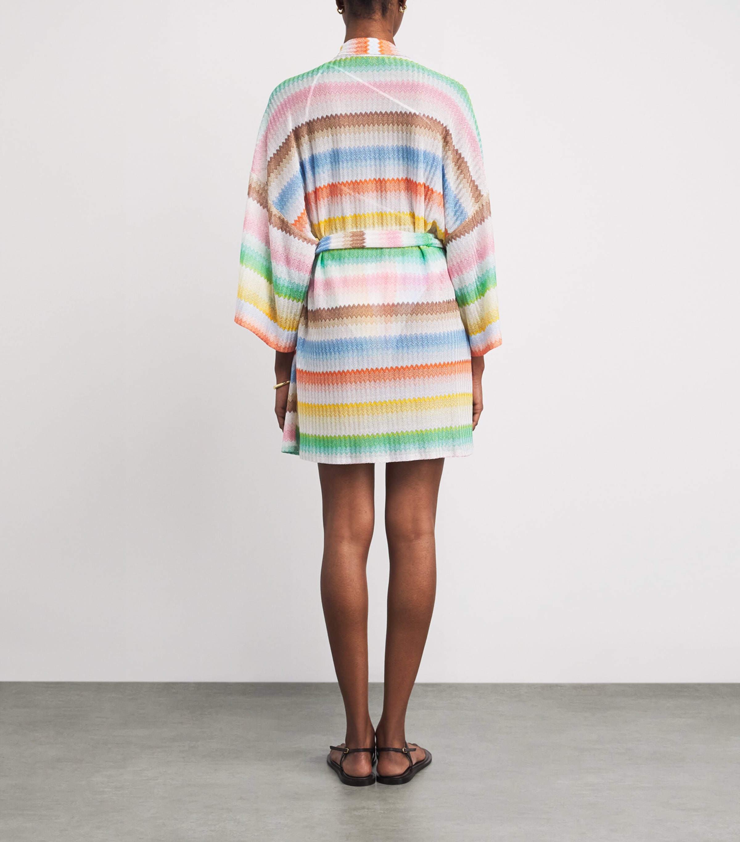 Zigzag Short Robe SM9X2MULTICOLOR Image 4