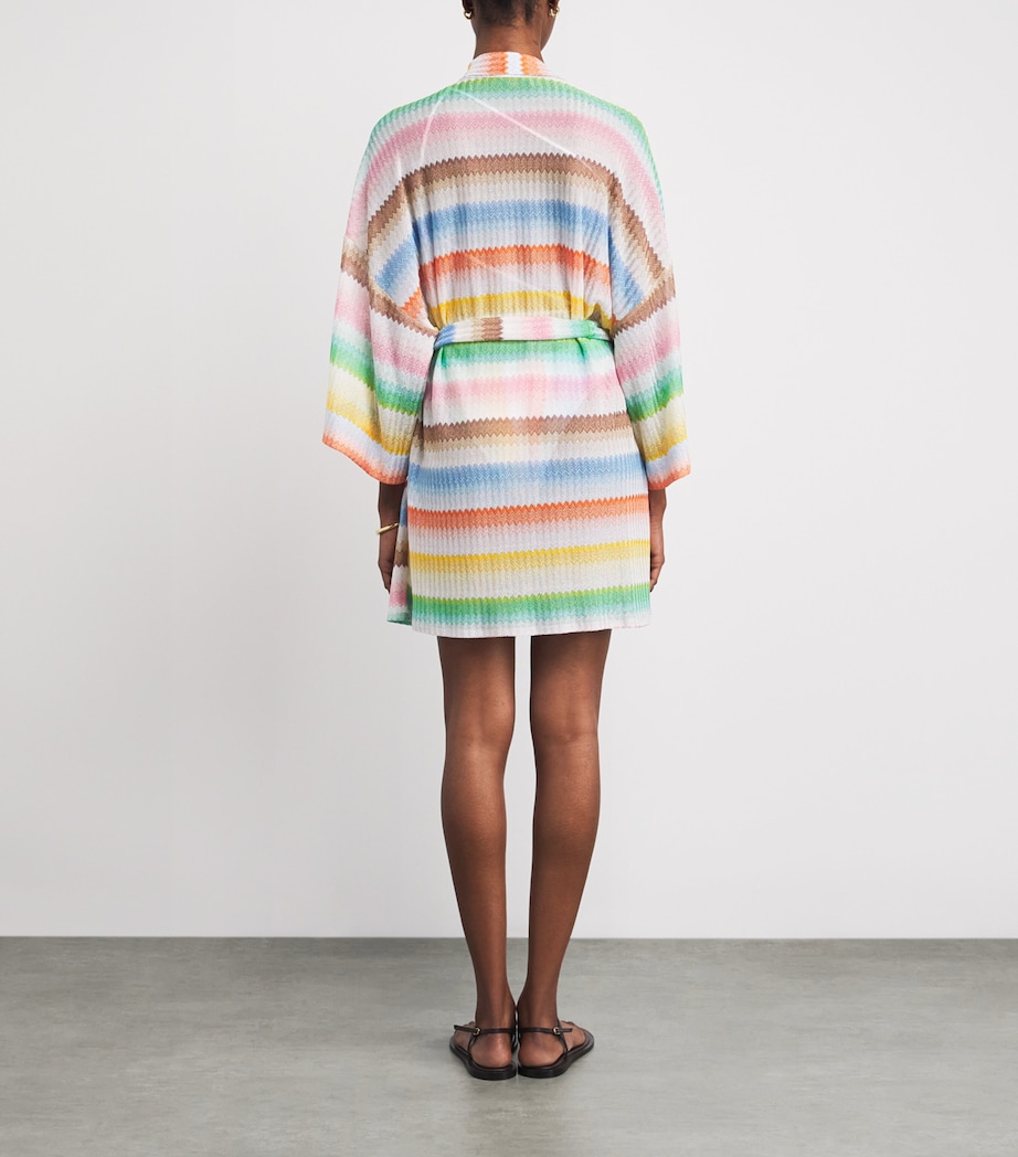Zigzag Short Robe SM9X2MULTICOLOR Image 4