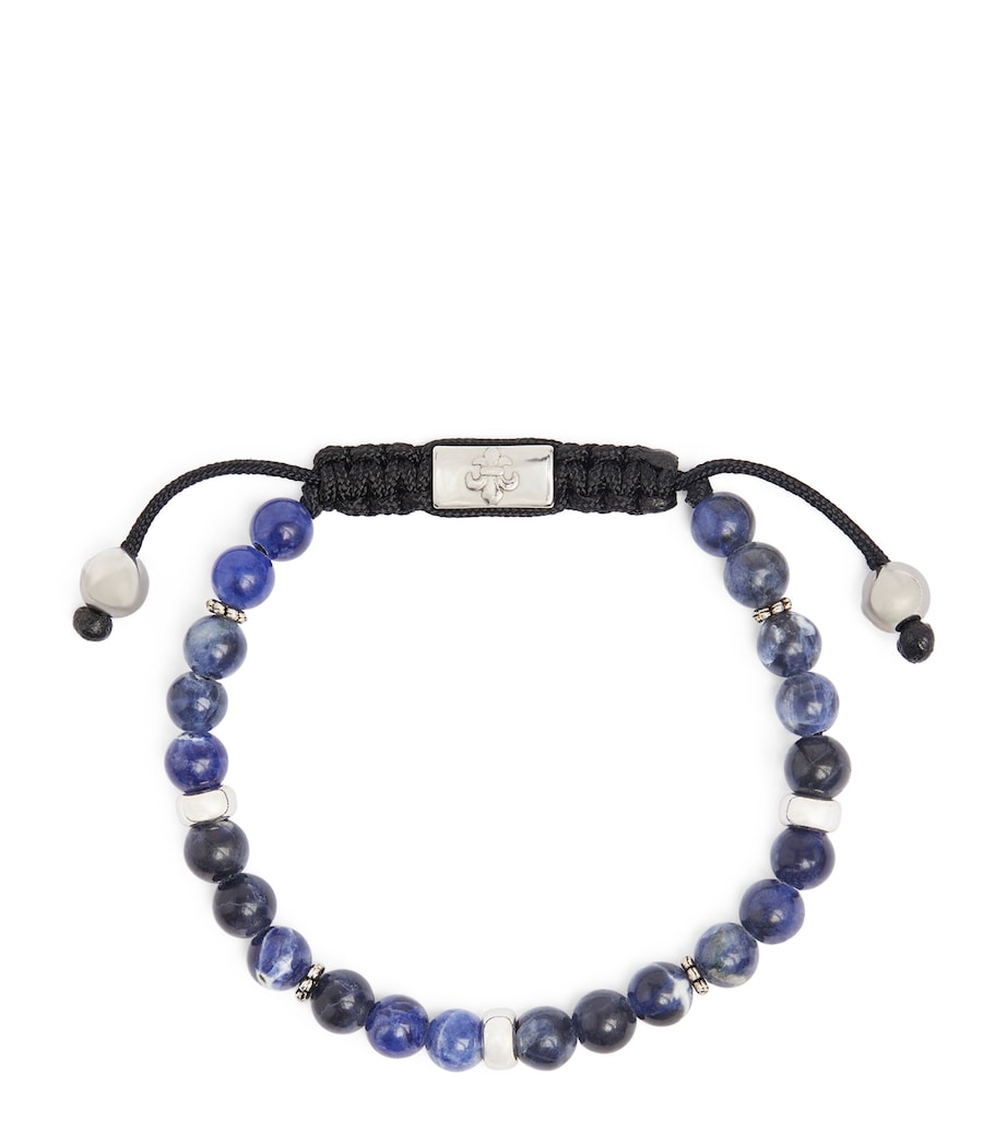 Beaded Dumortierite Bracelet BLUE Image 1