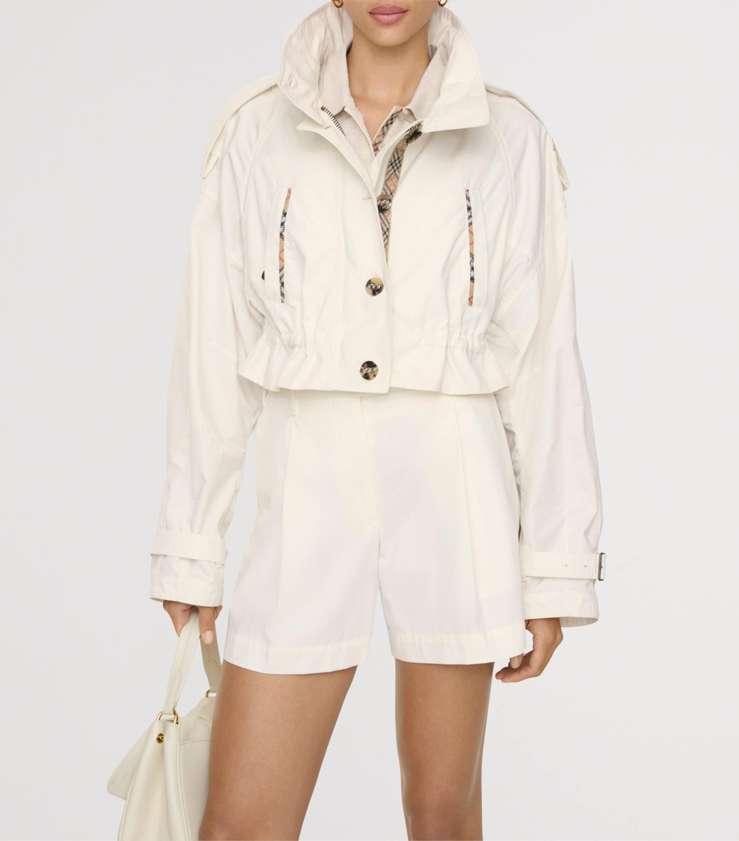 Cotton Ladymoor Jacket SEASHELL WHITE Image 2