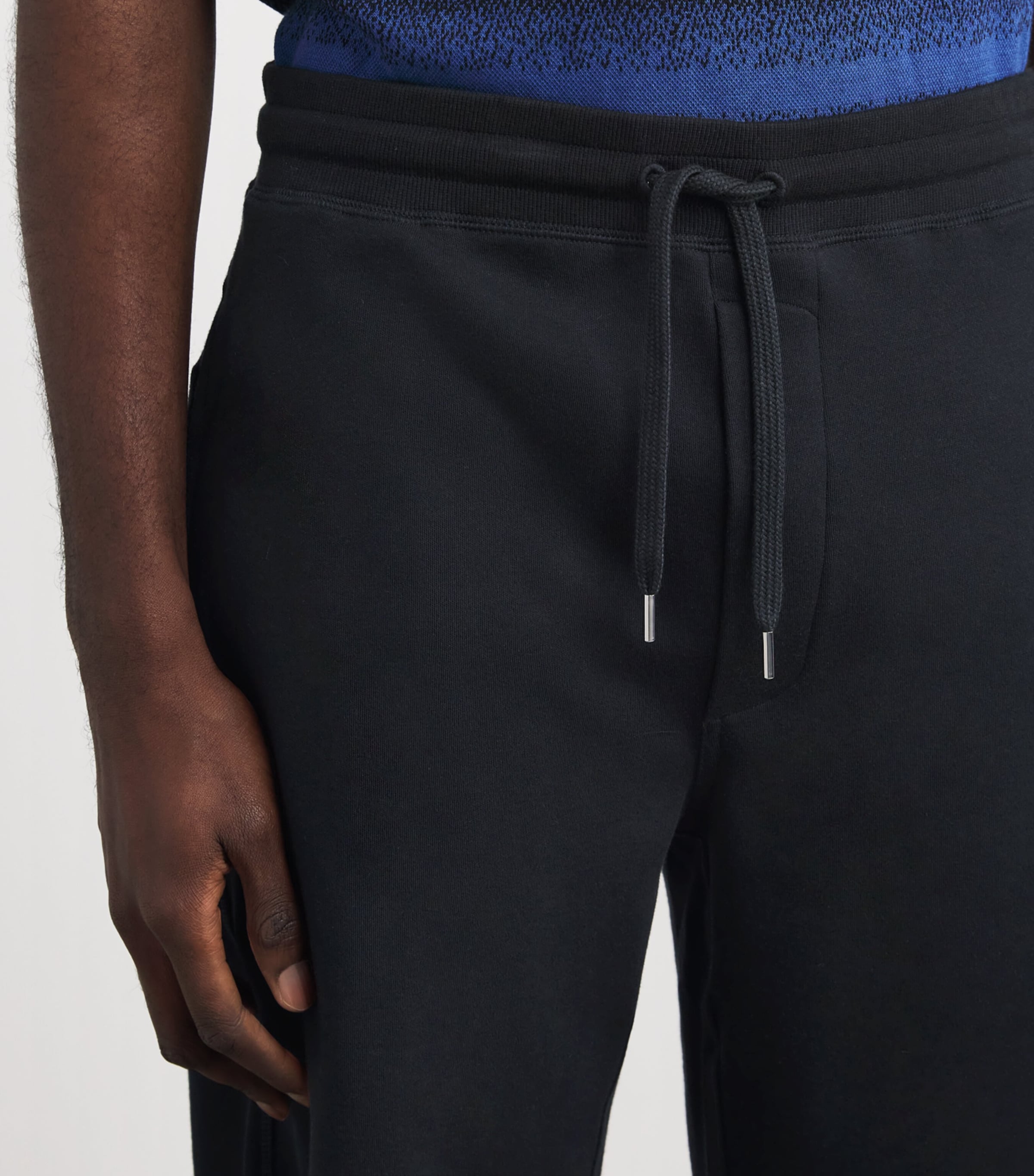 Paul Smith Mens Cotton Jersey Lounge Shorts Black Image 6