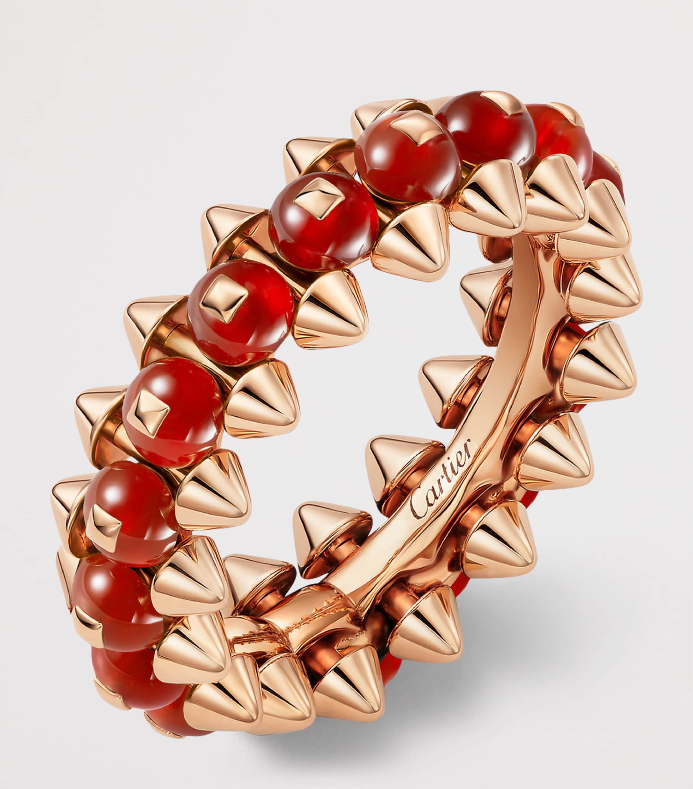 Cartier Rose Gold and Red Agate Clash de Cartier Ring Rose Gold Image 4