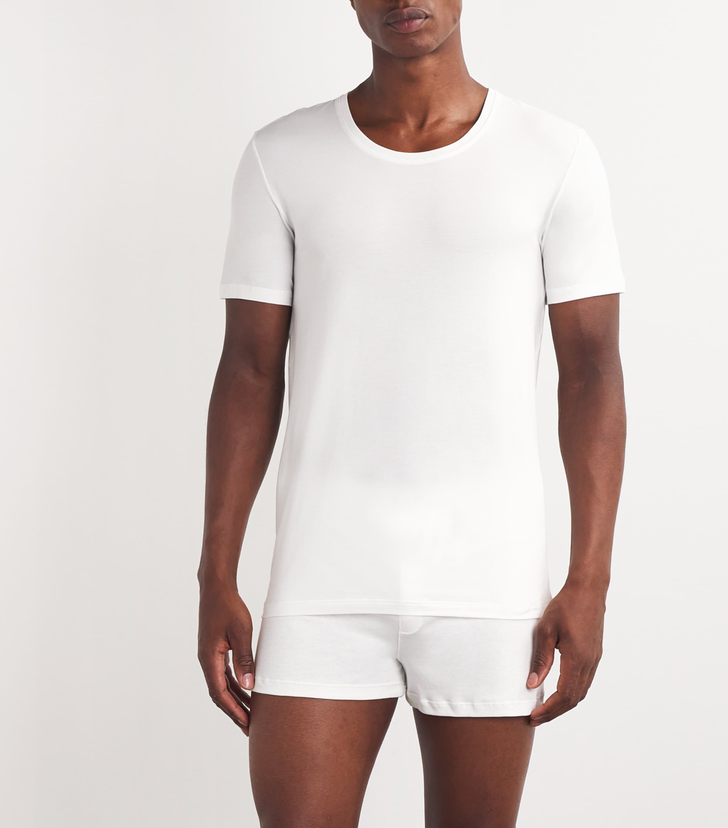 Hanro Cotton Superior Short Sleeve T-Shirt | Men Clothing | Nightwear | Pyjamas | Designers | Hanro Hanro Cotton Superior Short Sleeve T-Shirt | Men Clothing | Nightwear | Pyjamas | Designers | Hanro