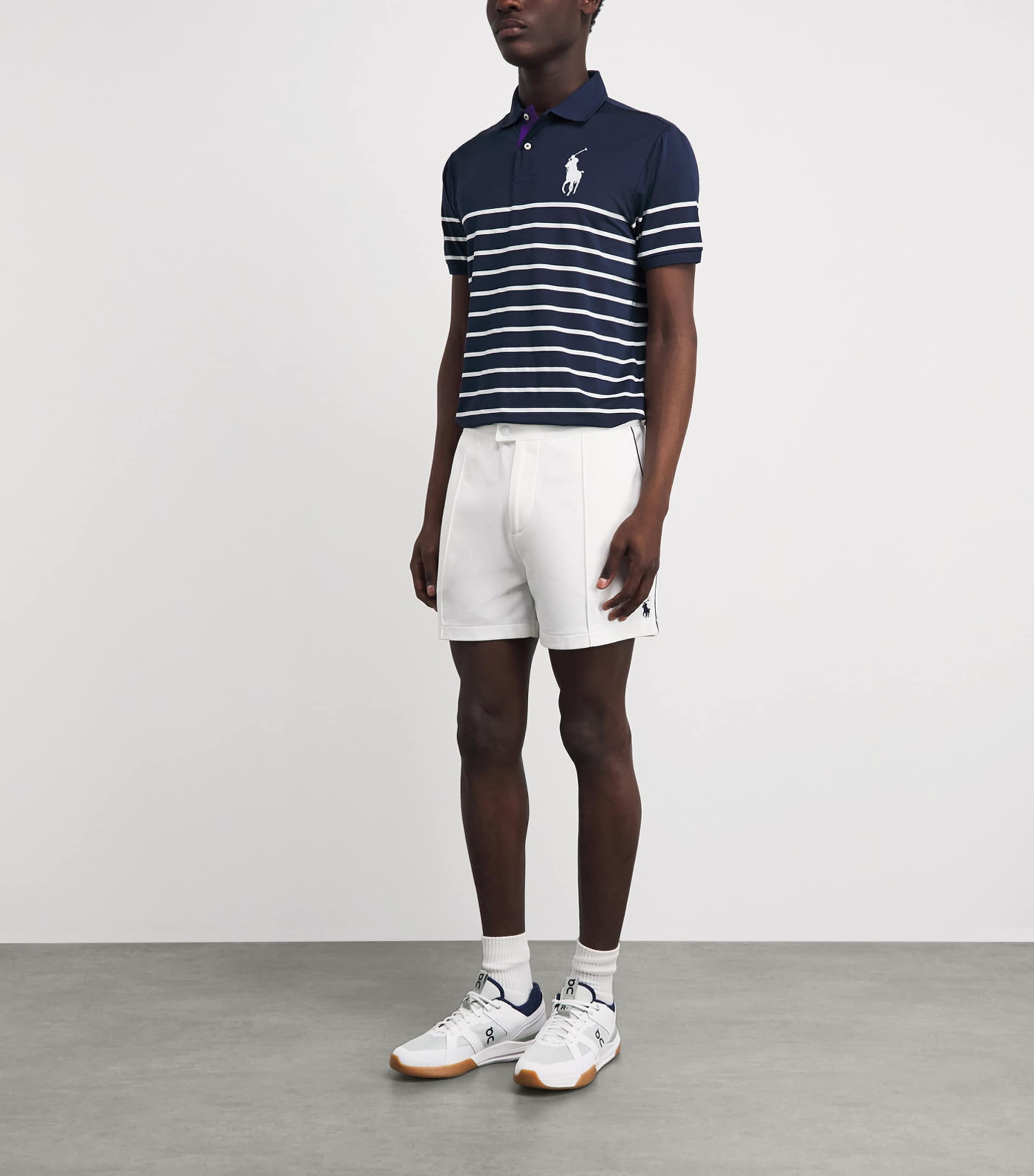 RLX Ralph Lauren Navy x Wimbledon Big Polo Pony Polo Shirt