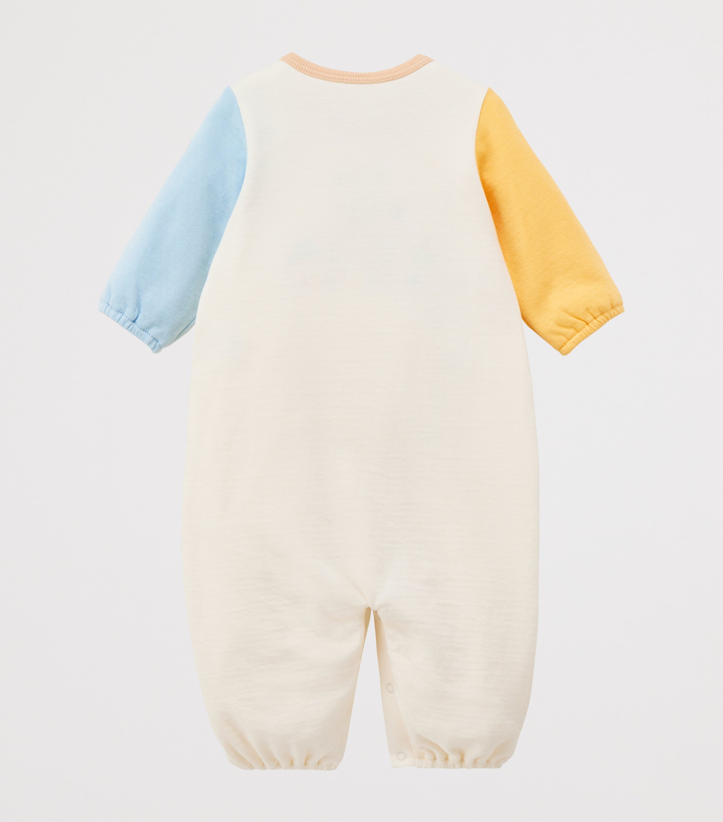 Miki House Logo Bear Embroidered Playsuit (1 Month) Image 5