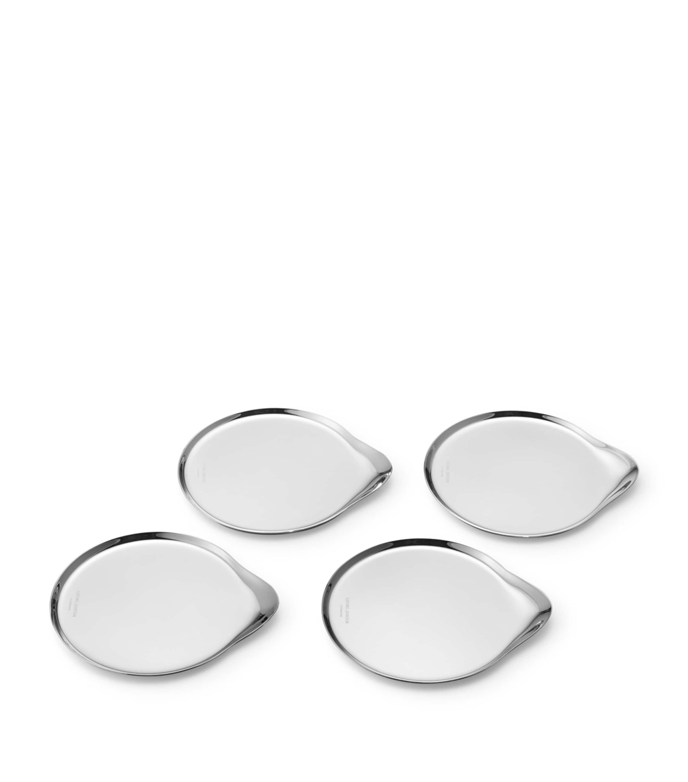 Shop Georg Jensen Coasters In Silver