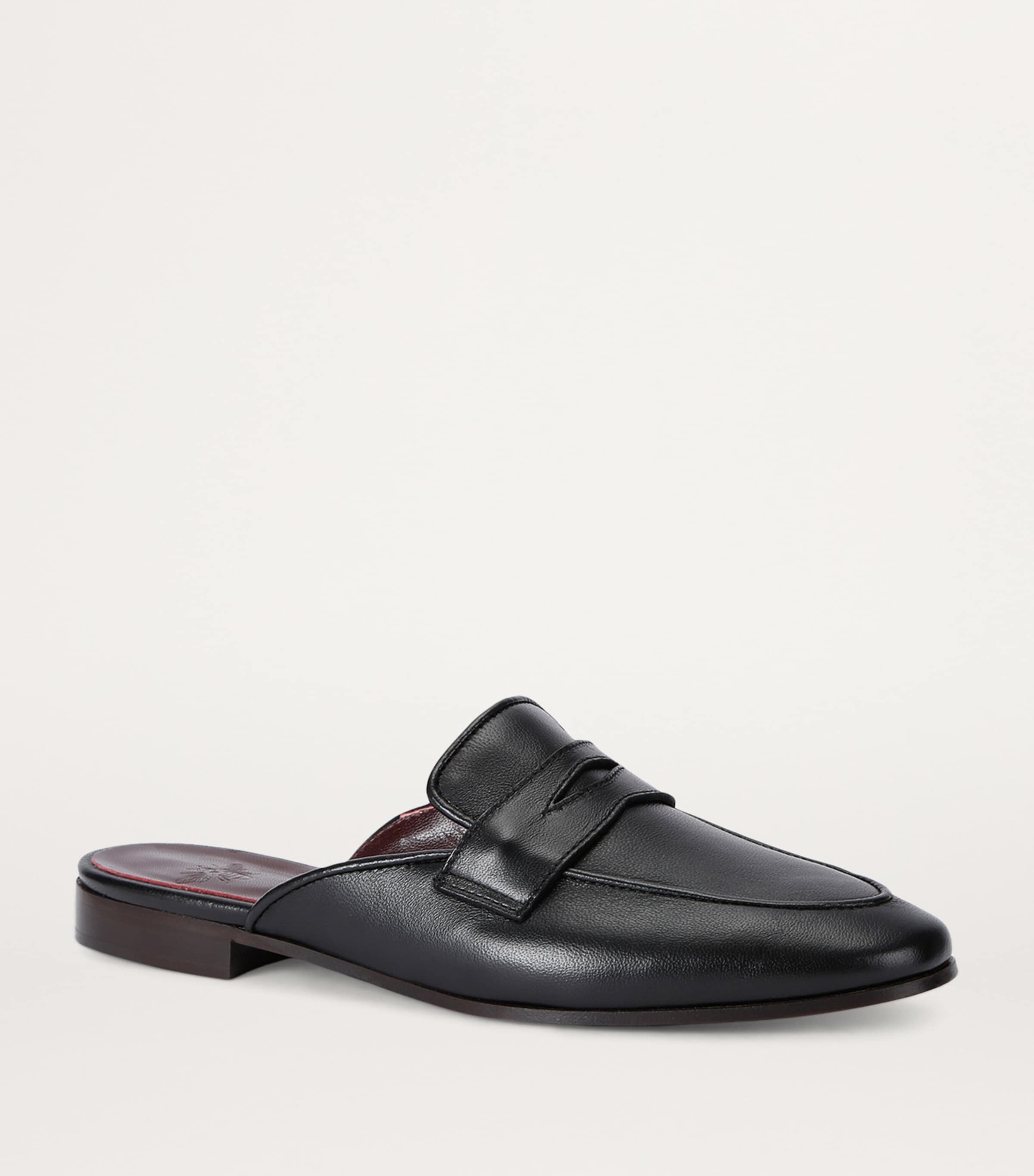 Bougeotte Leather Mules Black Image 3
