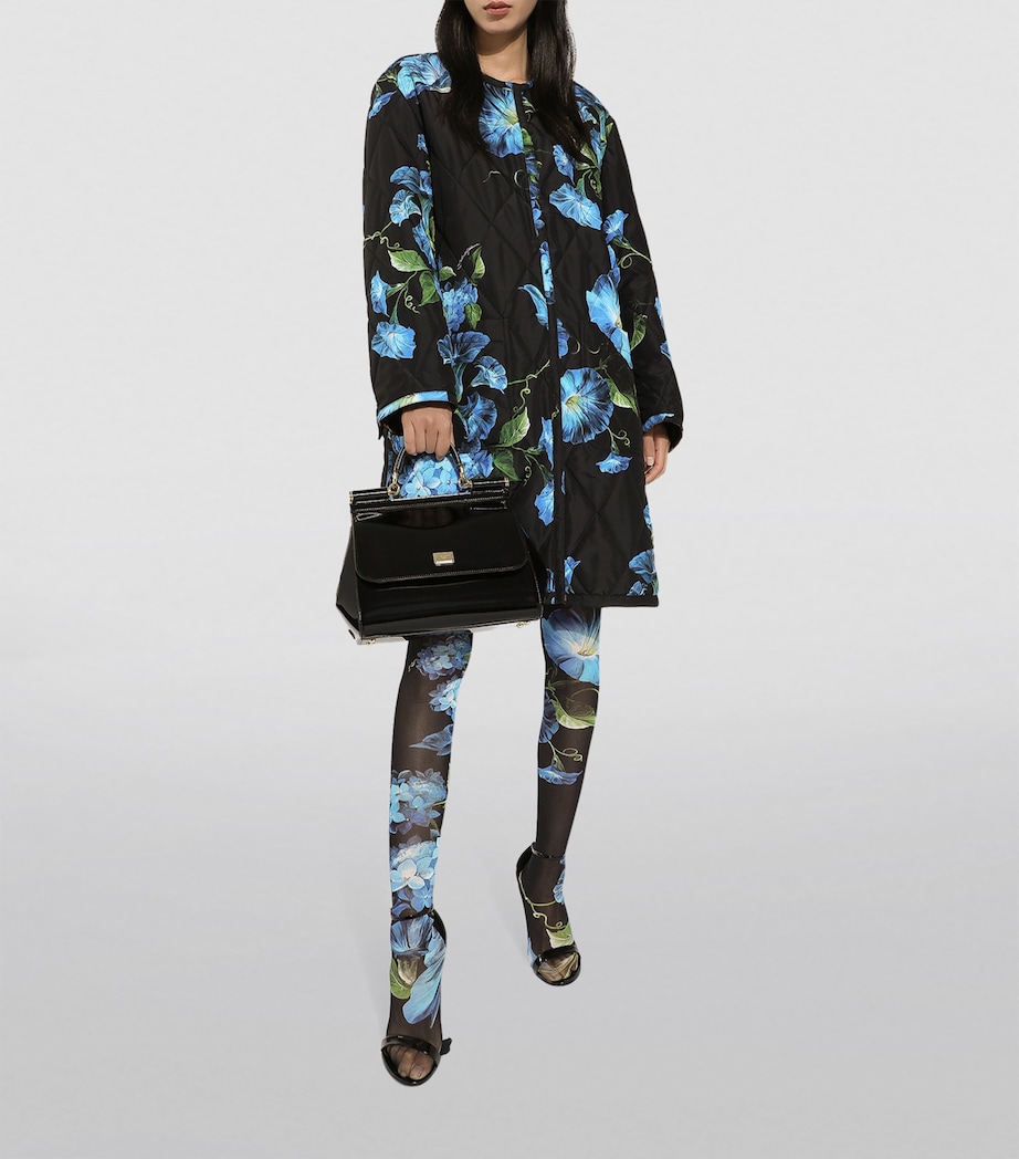 Floral Quilted Jacket HN4YH-CAMPANULE FDO Image 4