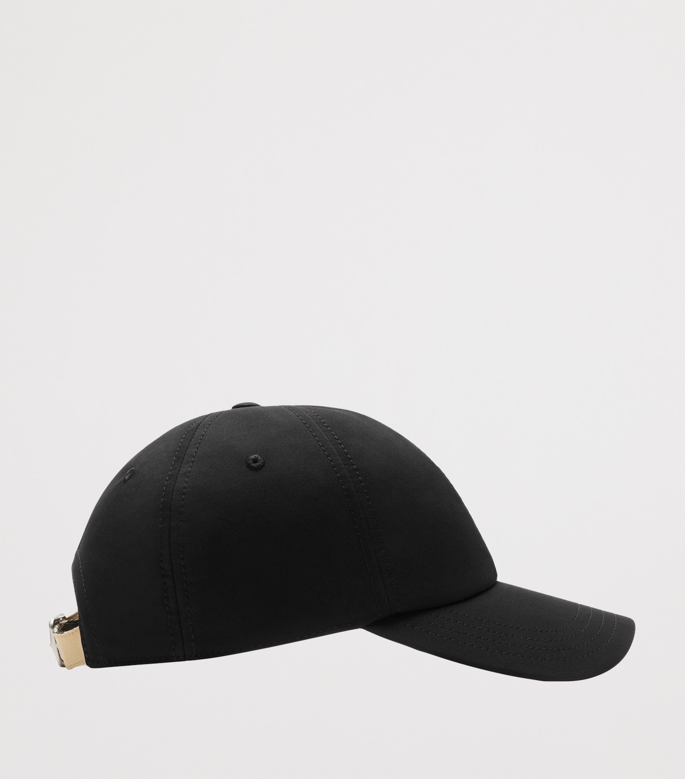 Gabardine Baseball Cap BLACK / SAND Image 2