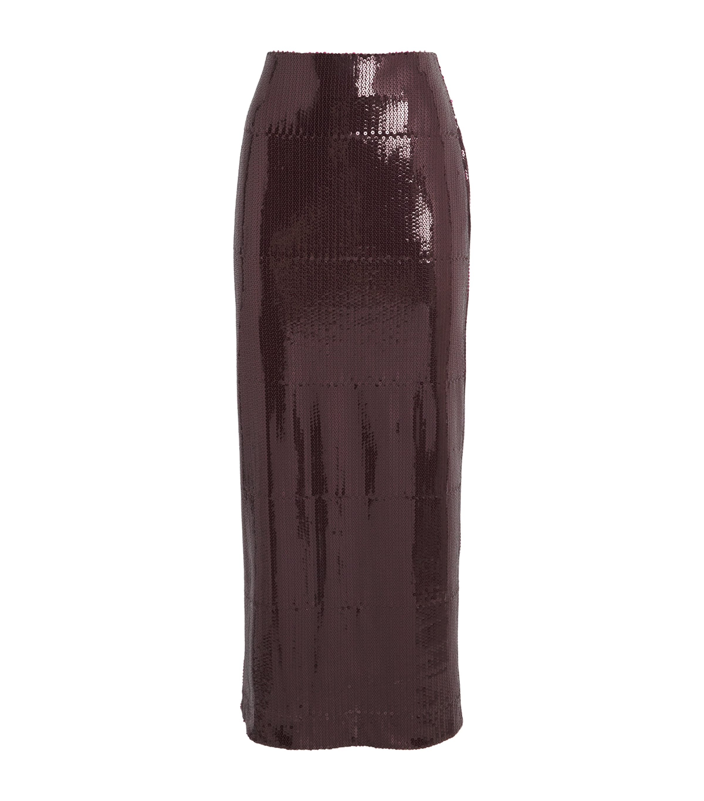 Blazé Milano Sequinned Sussex Maxi Skirt In Brown