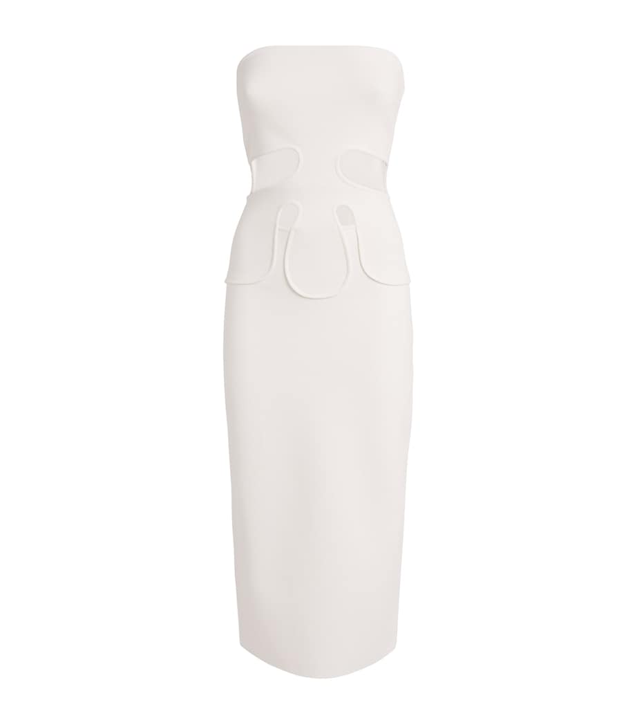 Knitted Brunelo Midi Dress OFF WHITE Image 1
