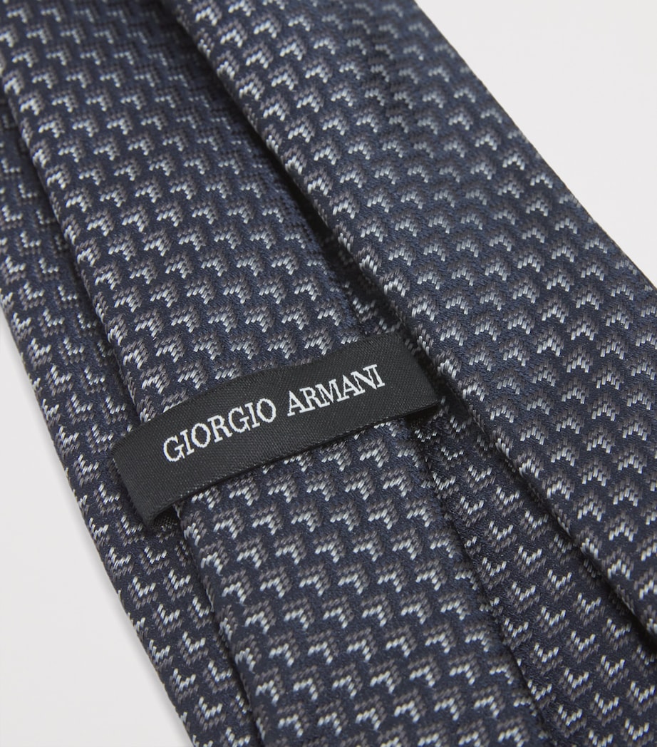 Silk Herringbone Tie FC027 Image 4