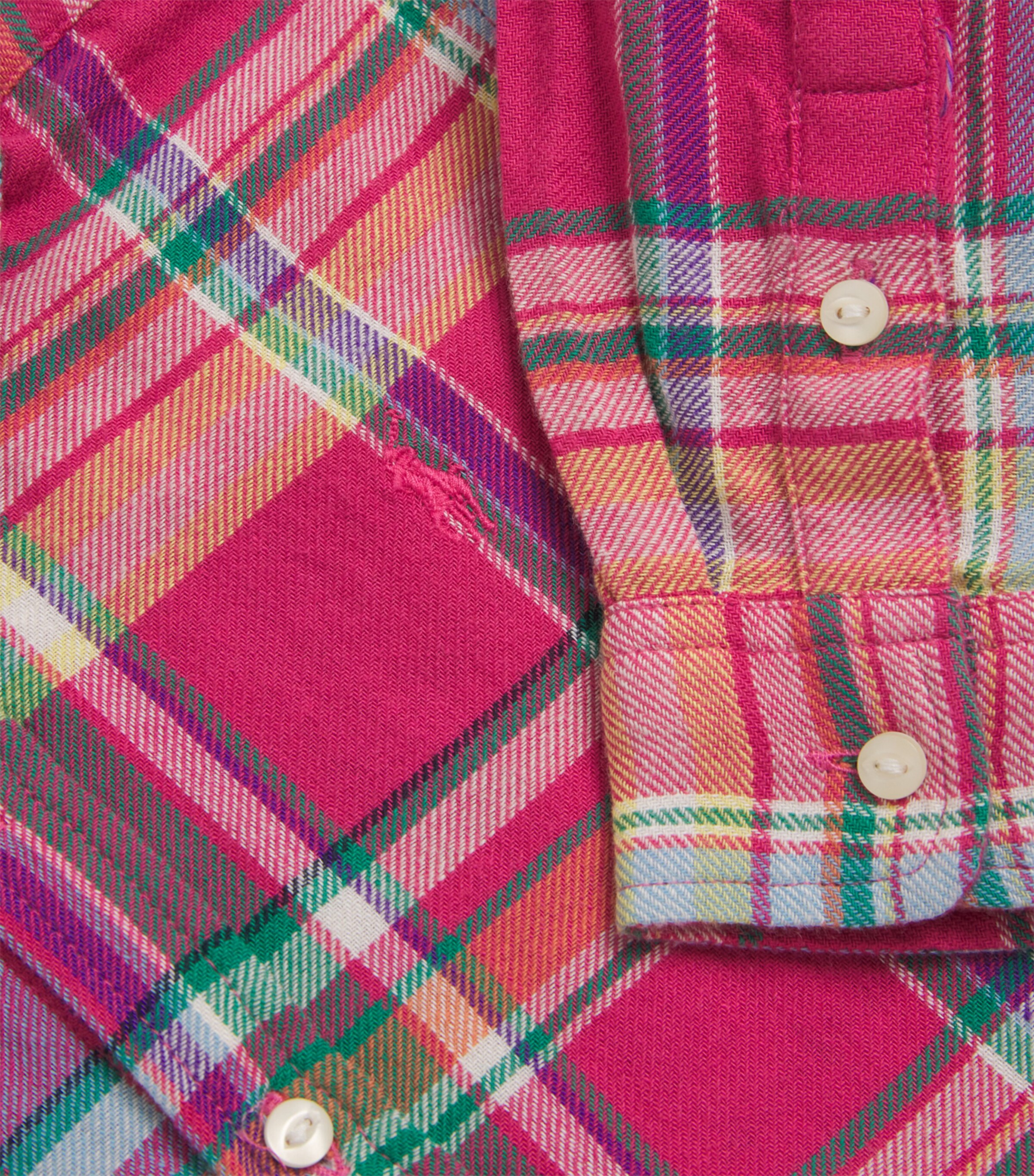 Ralph Lauren Kids Cotton Check Buttoned Dress (2-6 Years) Image 3