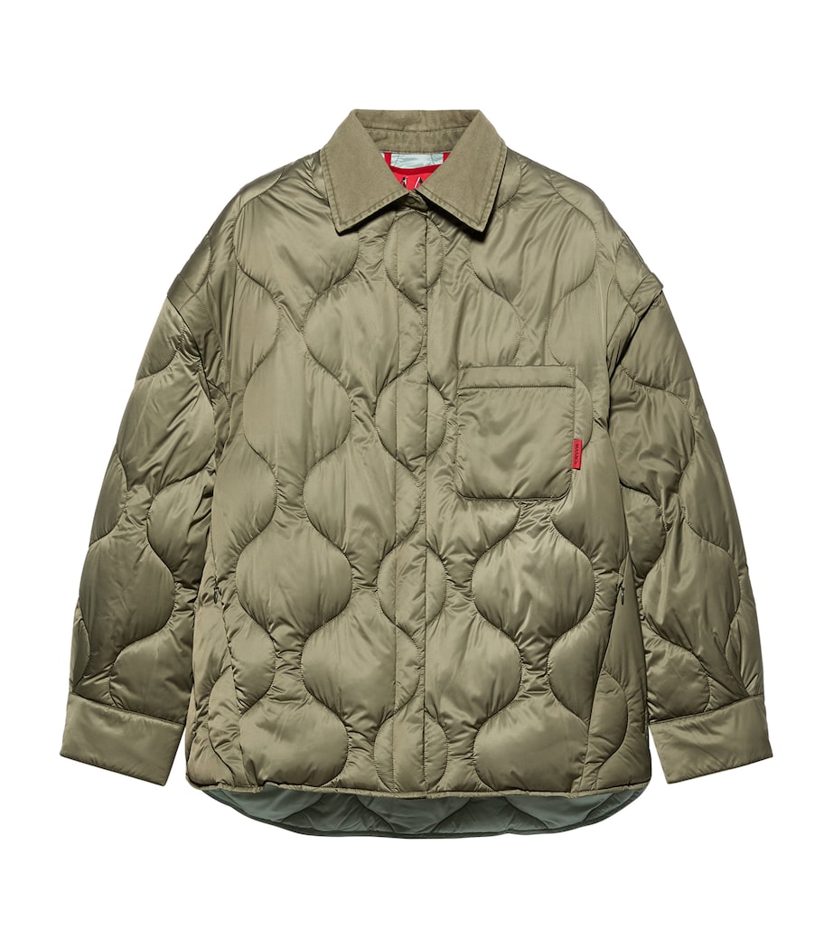 MAX&Co. Womens Quilted Field Jacket Kaki Image 1