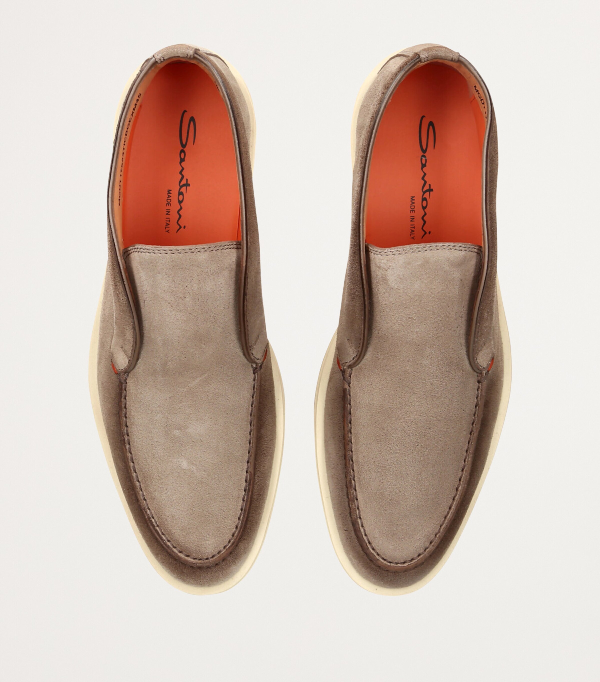 Suede Detroit High-Top Loafers BEIGE COMB Image 4