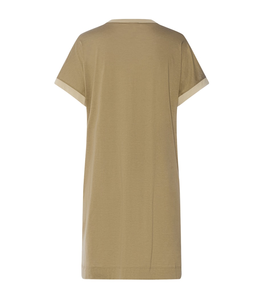 Hanro Womens Cotton-Modal Laura Nightdress Covert Green Image 5