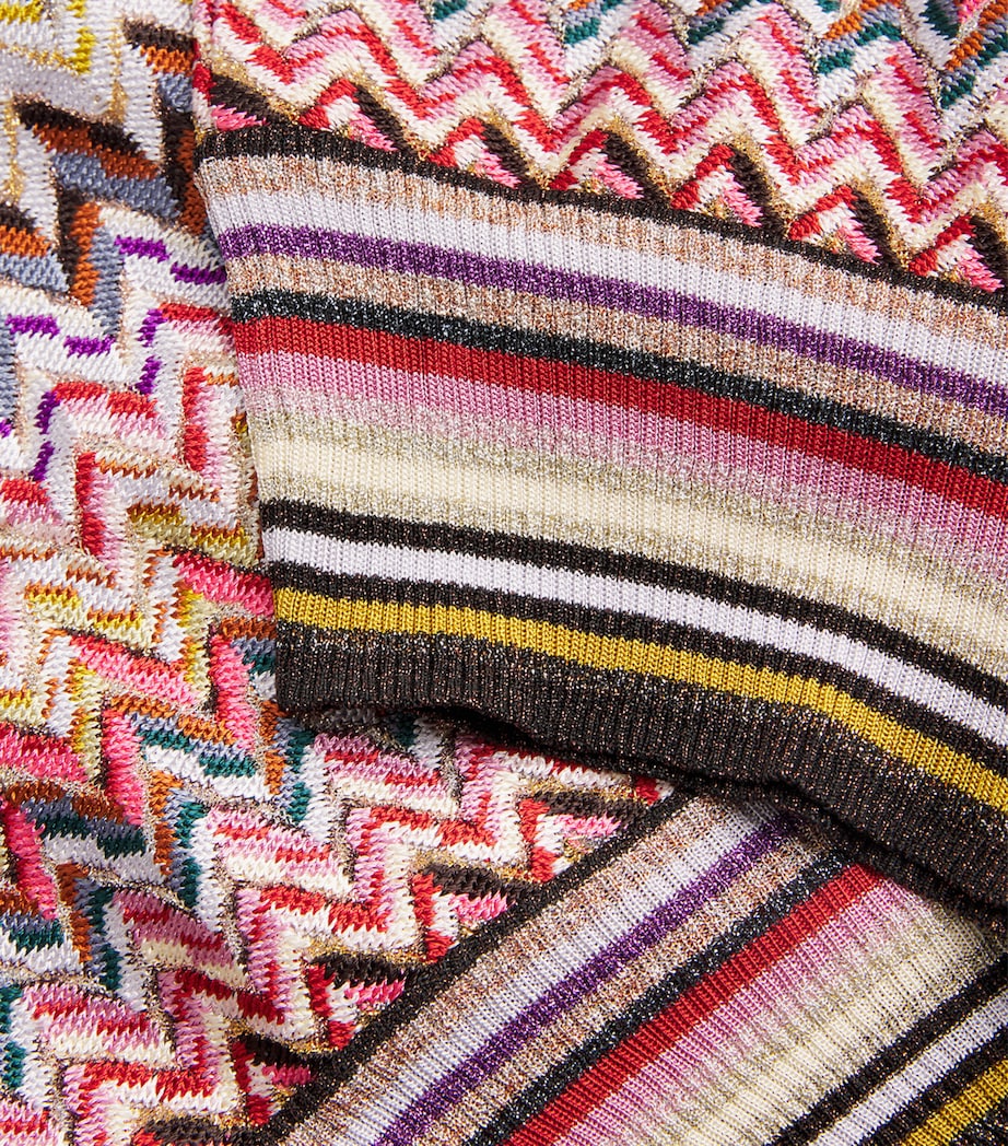 Zigzag Ribbed-Hem Tank Top SM9QY MULTICOLOR Image 5