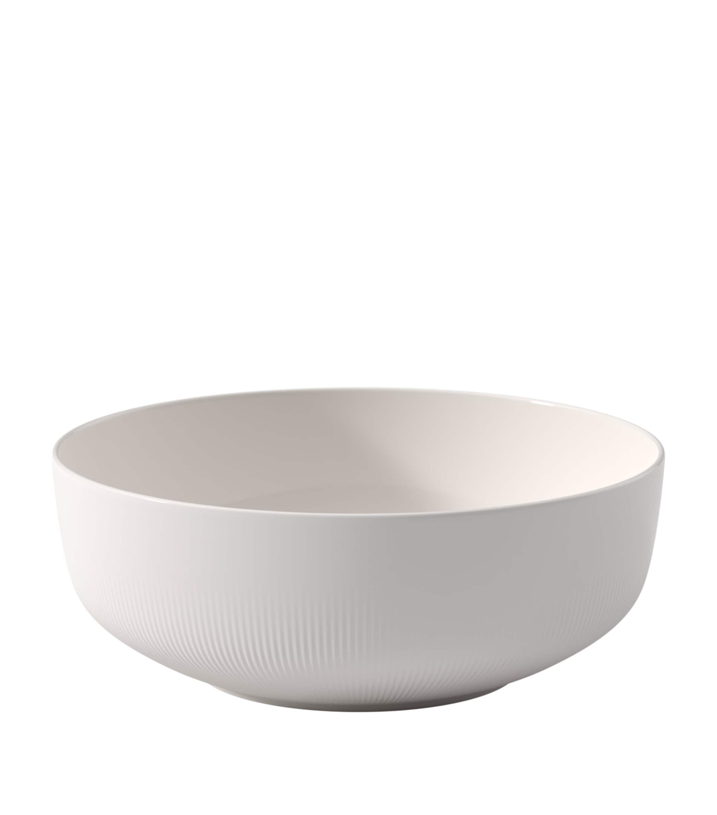 Porcelain Afina Salad Bowl (26cm) WHITE Image 1