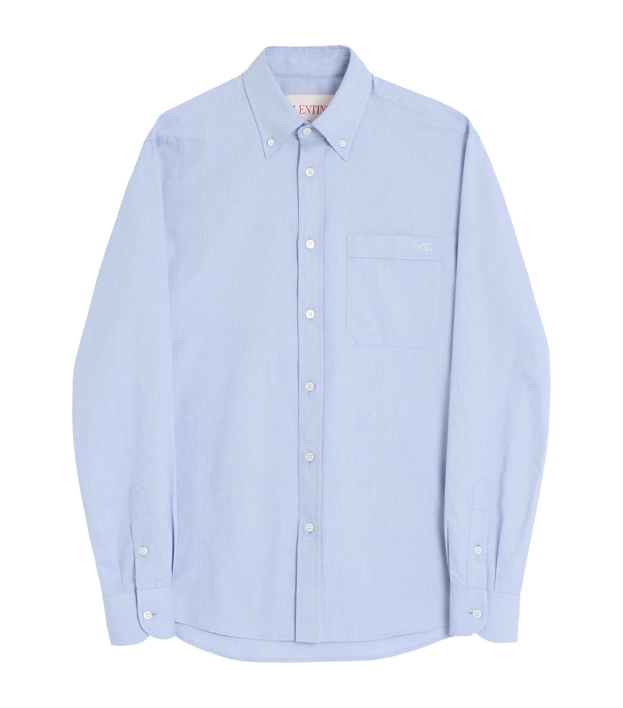 Valentino Vlogo Striped Cotton Shirt