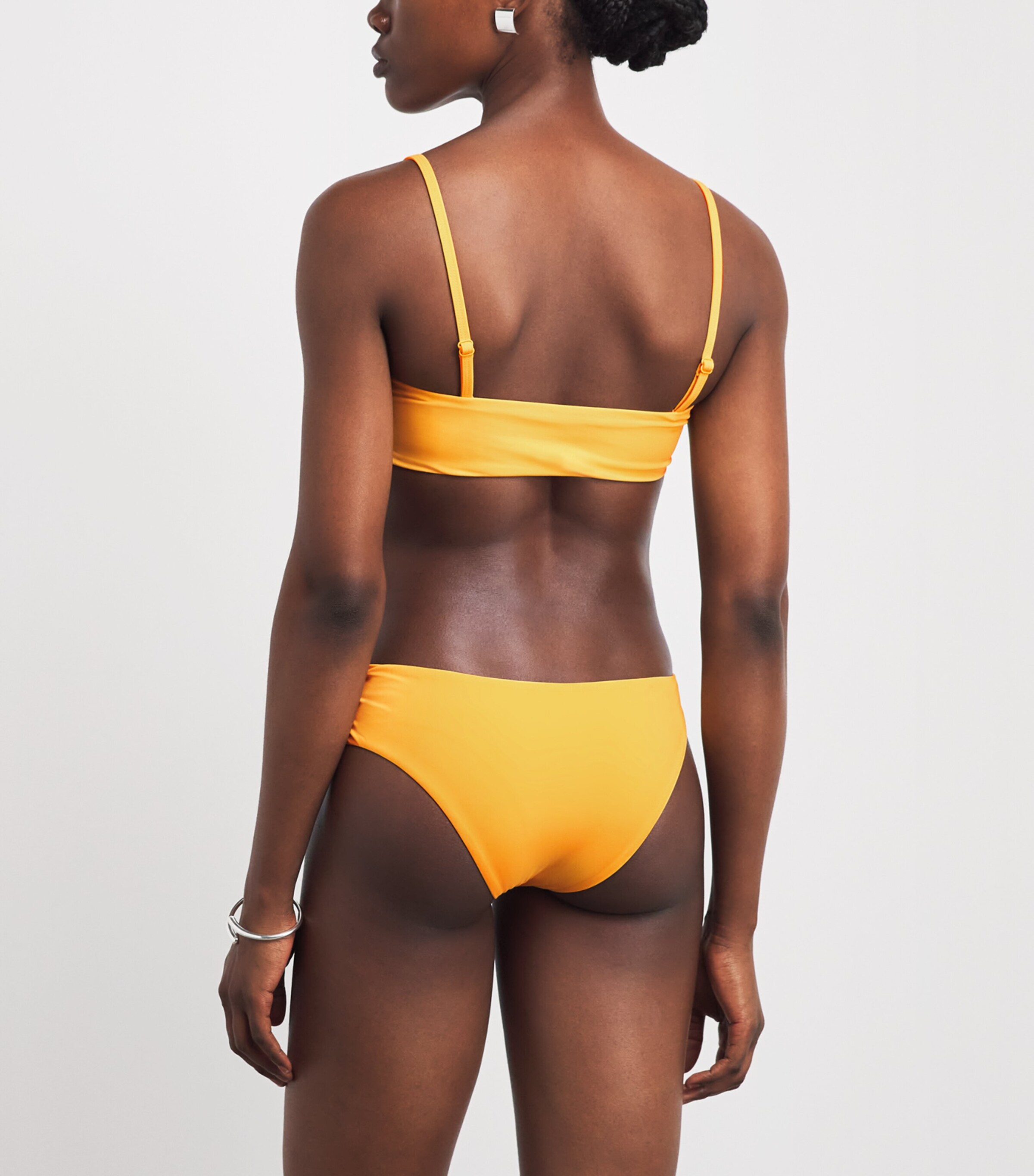 Christopher Esber Womens Ruched Crescent Bikini Bottoms Valencia Image 3