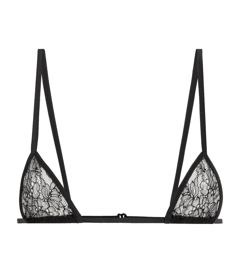 Dolce&Gabbana Womens Lace Micro Bra Black Image 1