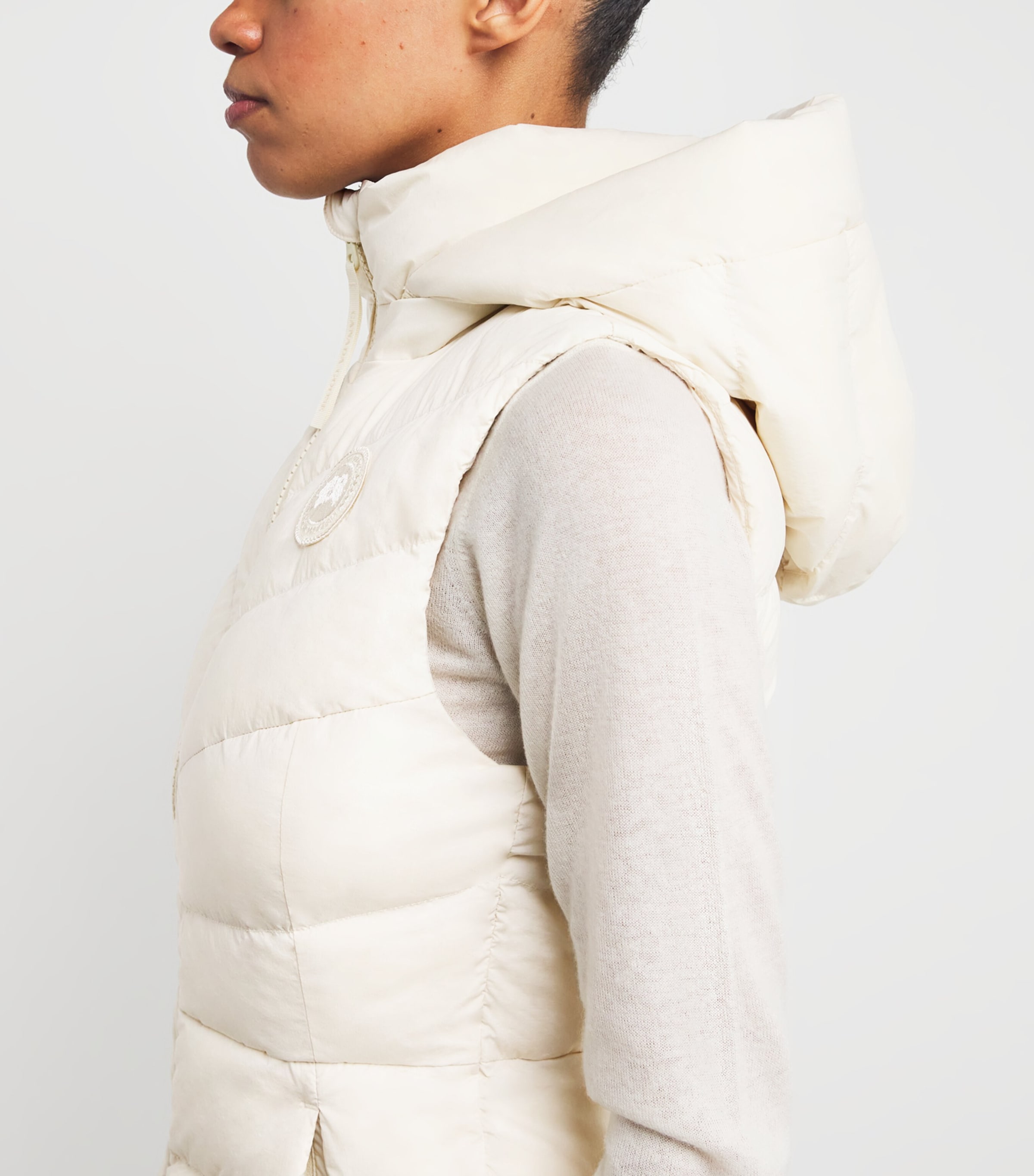 Water-Repellent Down Clair Gilet 9314LINEN-LIN Image 7