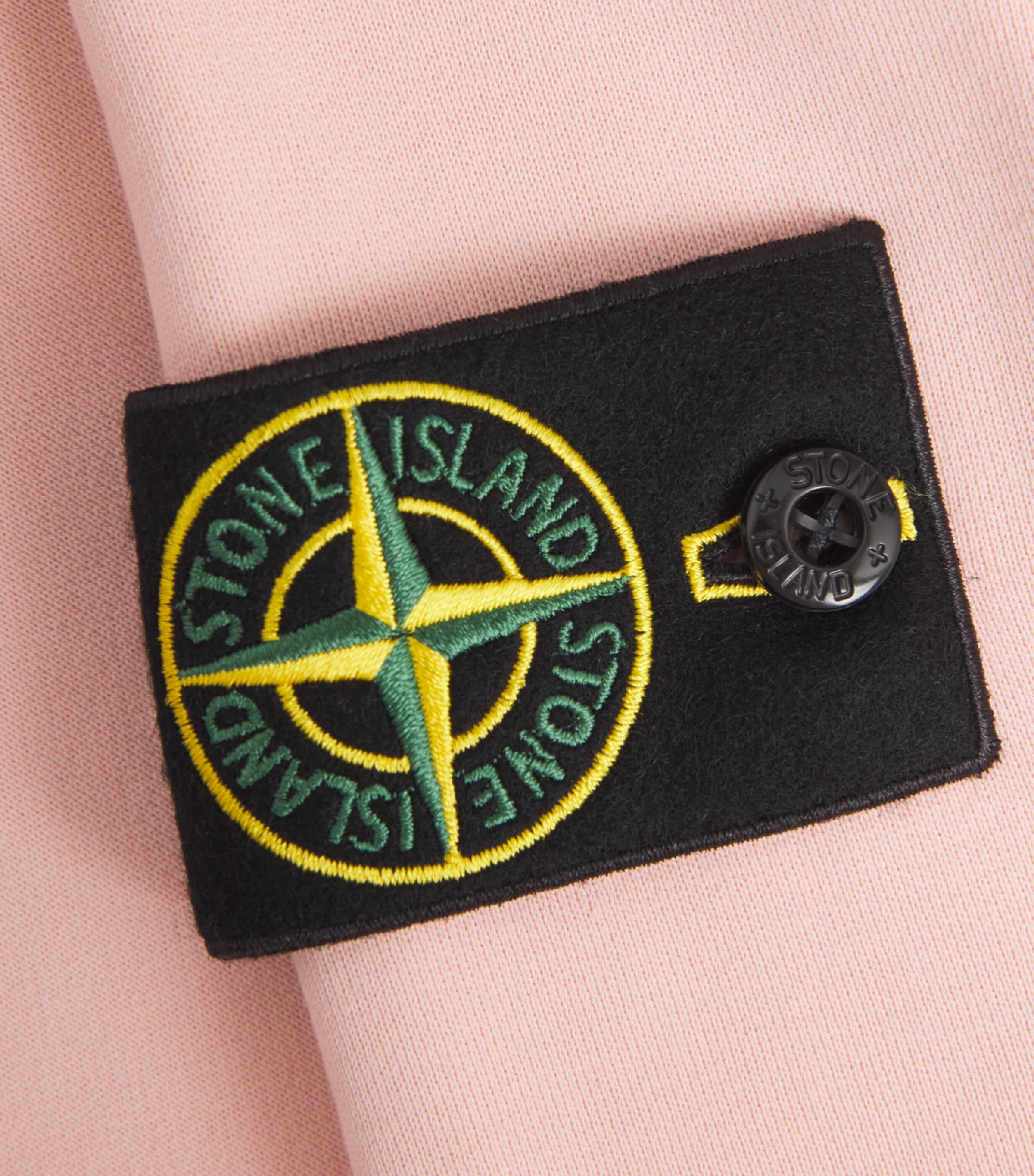 Stone Island Mens Cotton Compass Logo Sweatshirt Image 6