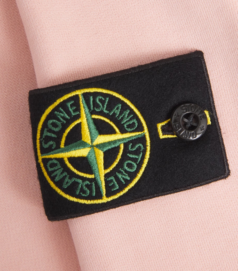 Stone Island Mens Cotton Compass Logo Sweatshirt Image 6