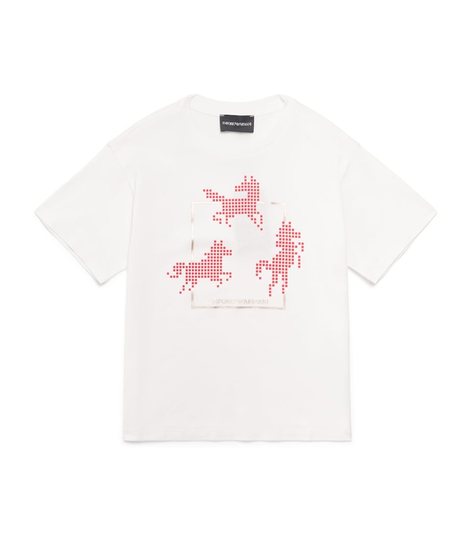 Horse Graphic T-Shirt (4-16 Years) OFF WHITE Image 1