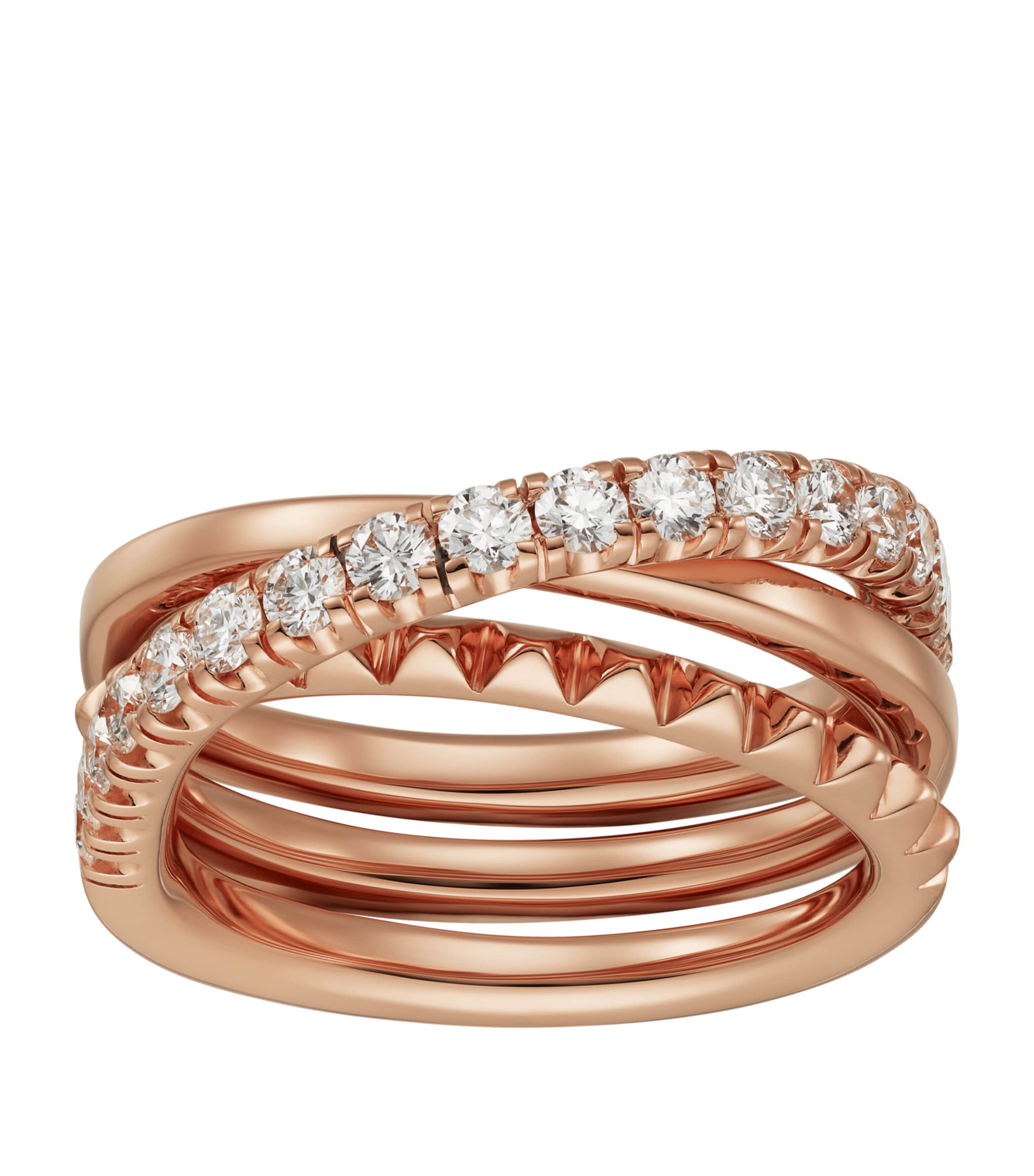 Cartier Rose Gold and Diamond Étincelle de Cartier Ring Rose Gold Image 1