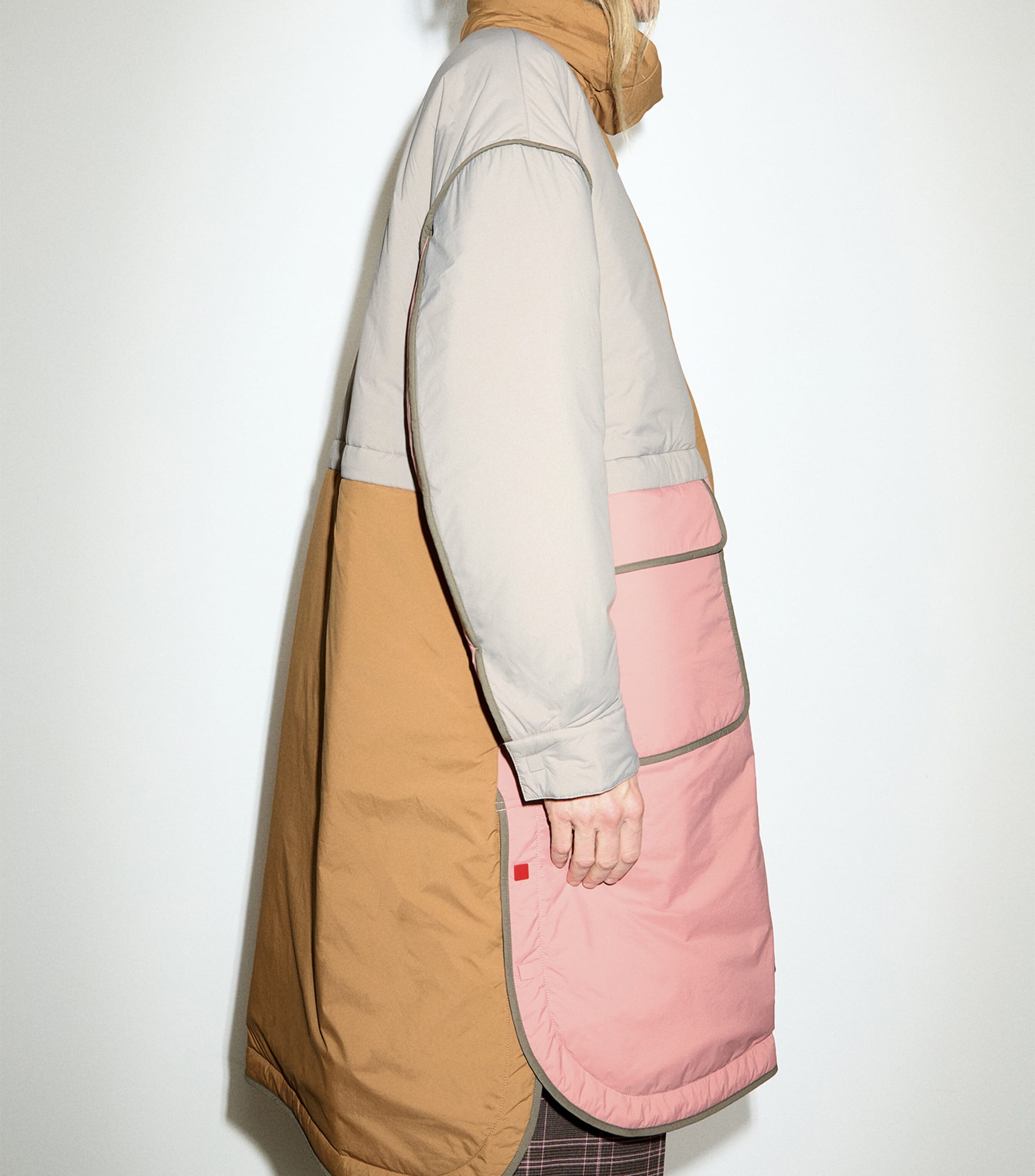 MAX&Co. Womens Reversible Coat Turtledove Image 4