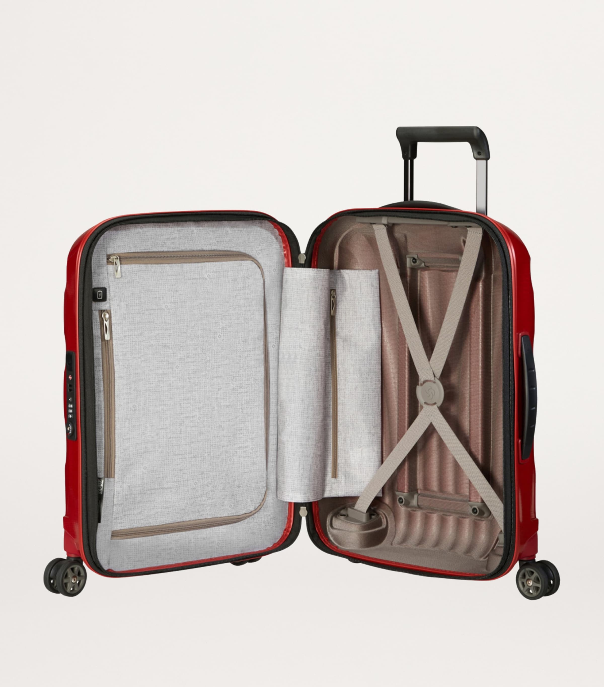 Samsonite Red C-Lite Spinner (55cm) | Harrods PA