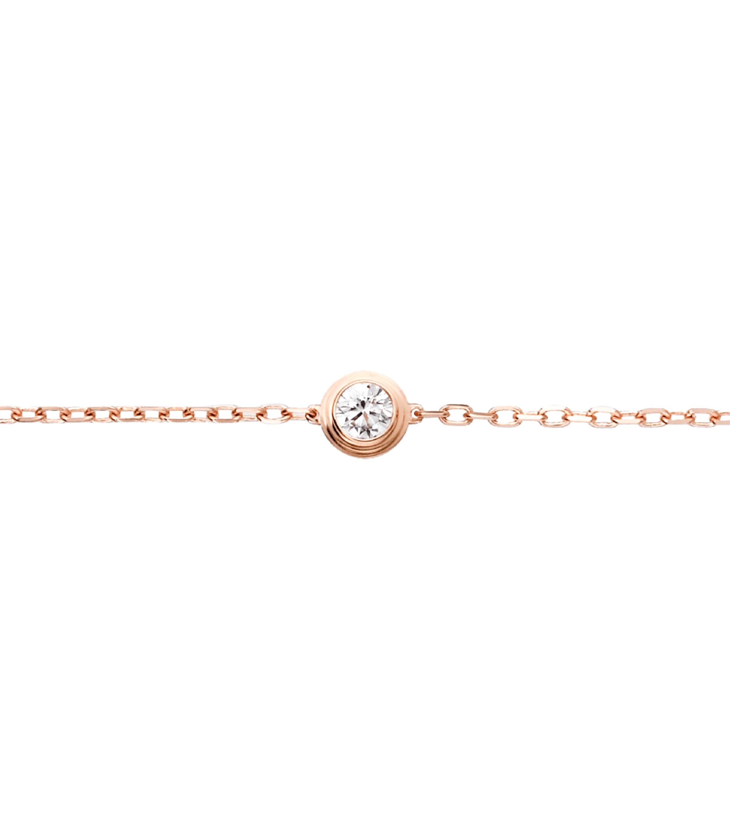 Medium Rose Gold and Diamond Cartier d'Amour Bracelet ROSE GOLD Image 4