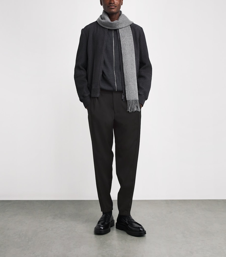 Virgin Wool Cuffed Trousers 999 Image 2