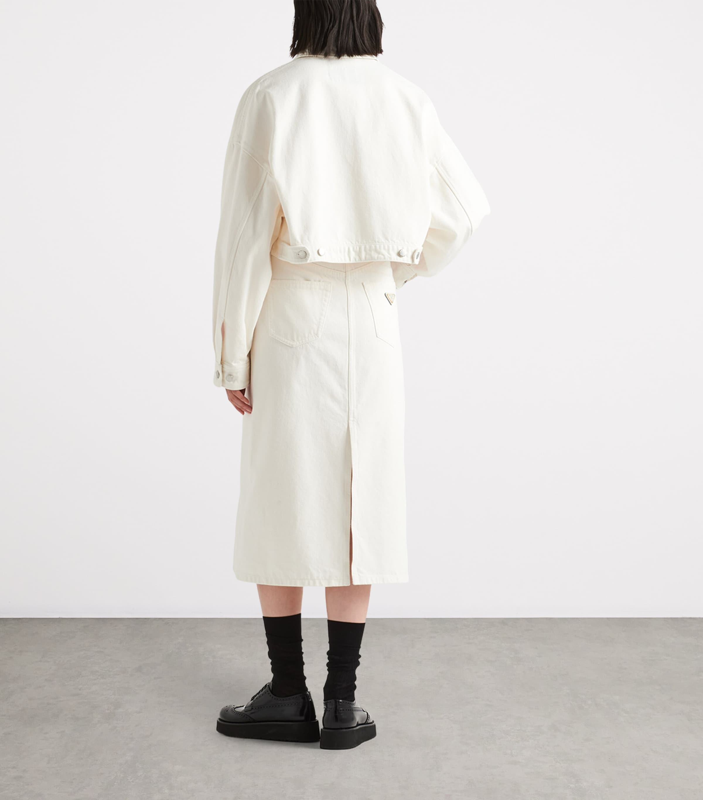 Triangle Denim Jacket F01CD Image 5