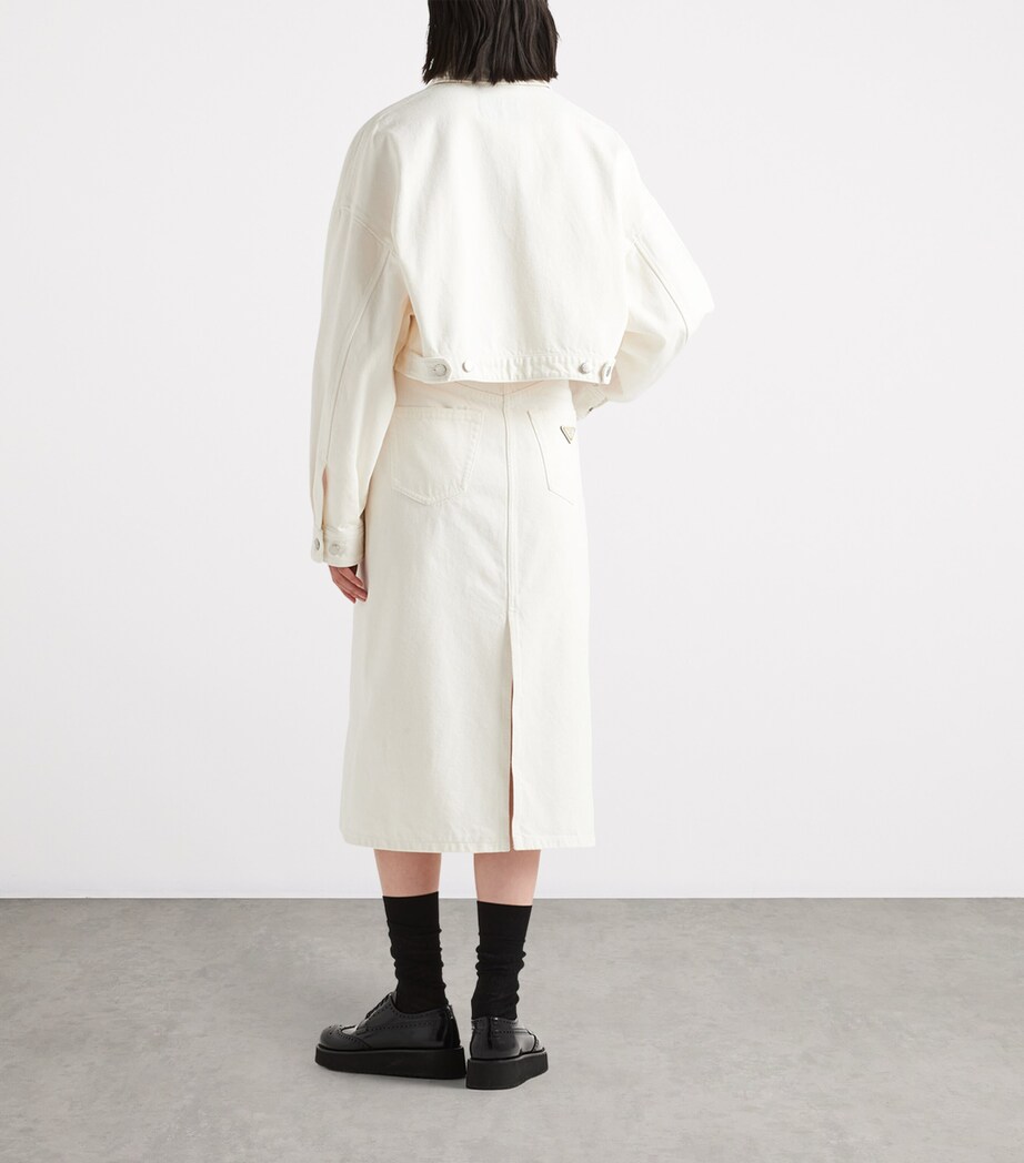 Triangle Denim Jacket F01CD Image 5