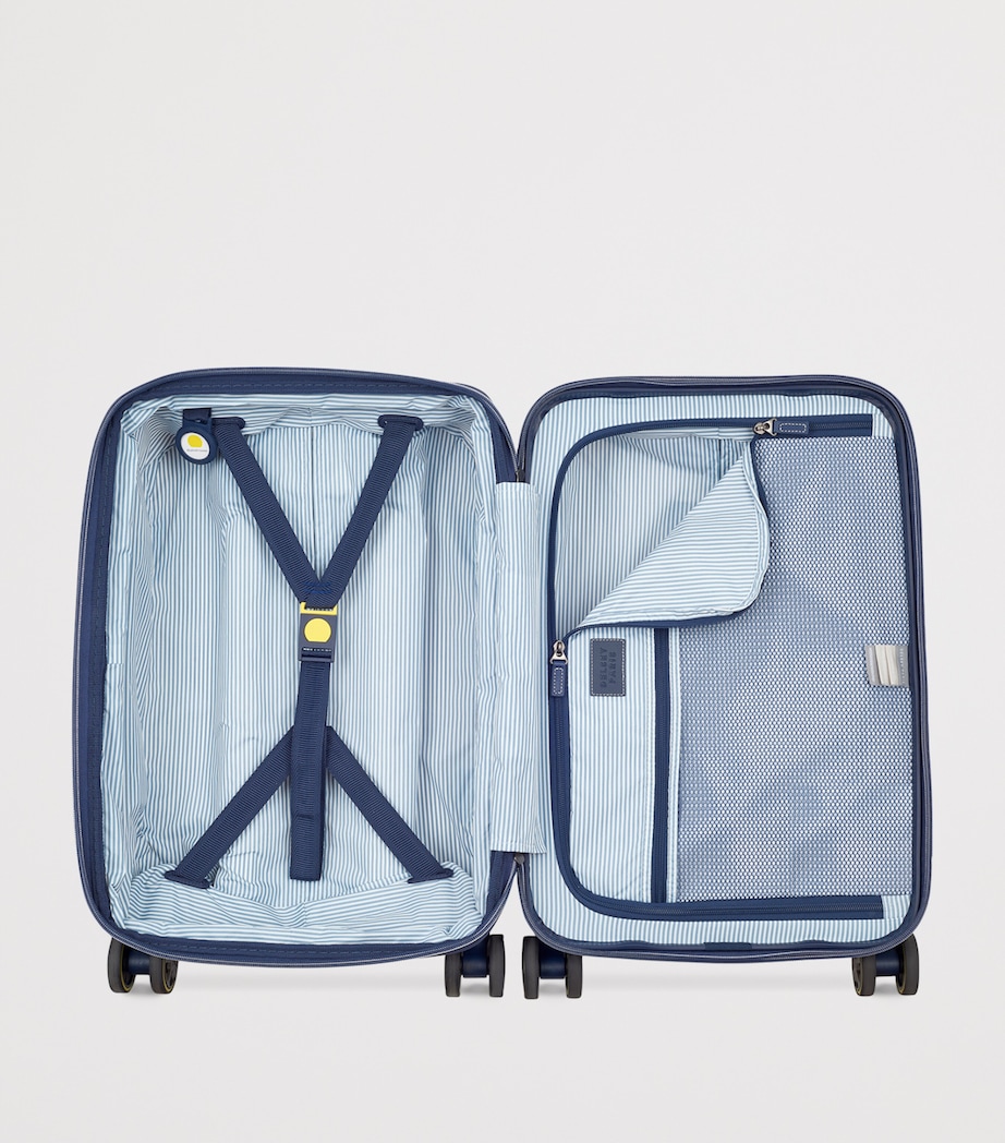 Cadence Expandable Hard Cabin Suitcase (55cm) IVORY / NAVY Image 2