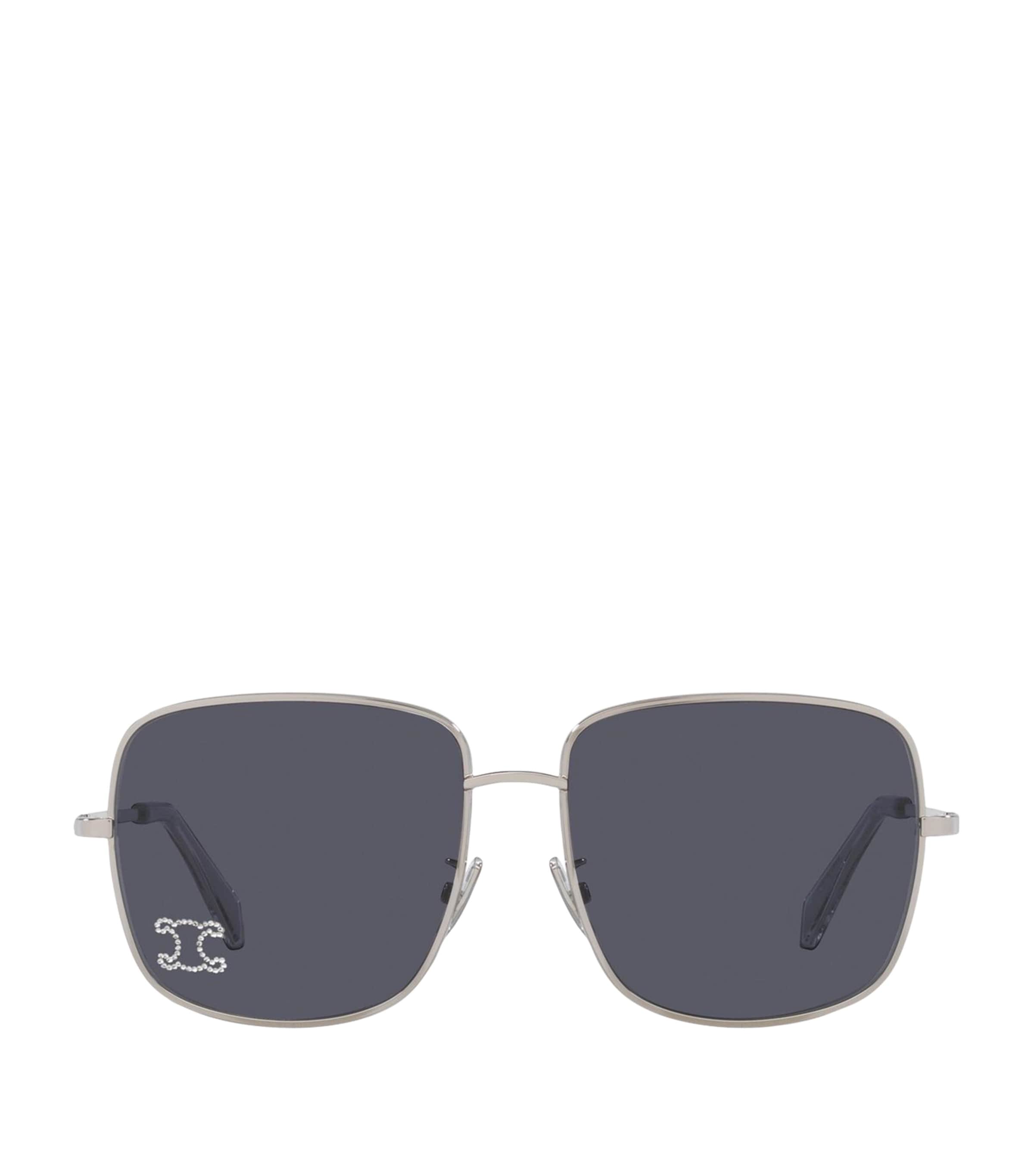 Celine Rhinestone Triomphe Sunglasses Image 1