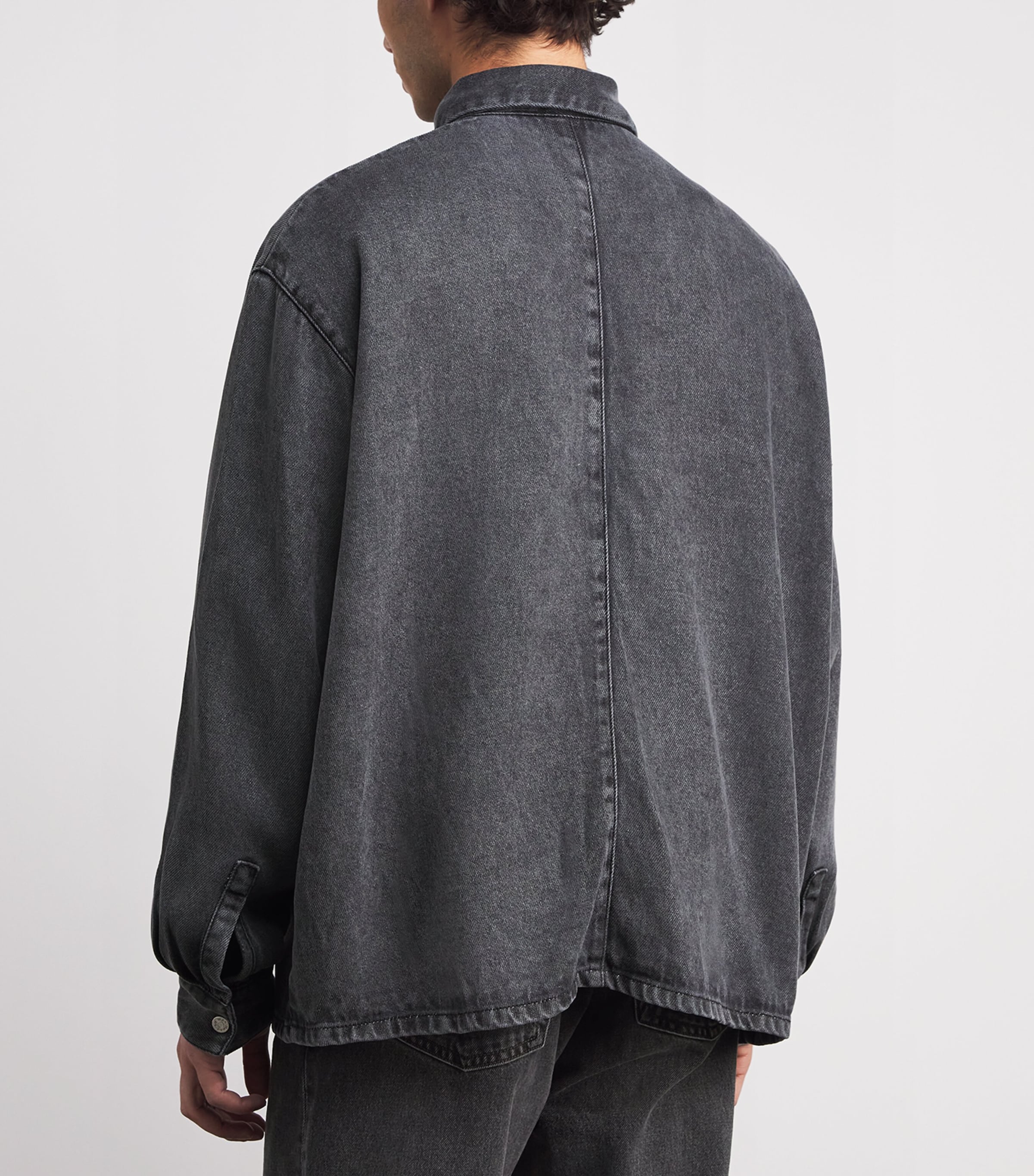 Maza Denim Shirt WASHED GREY Image 4