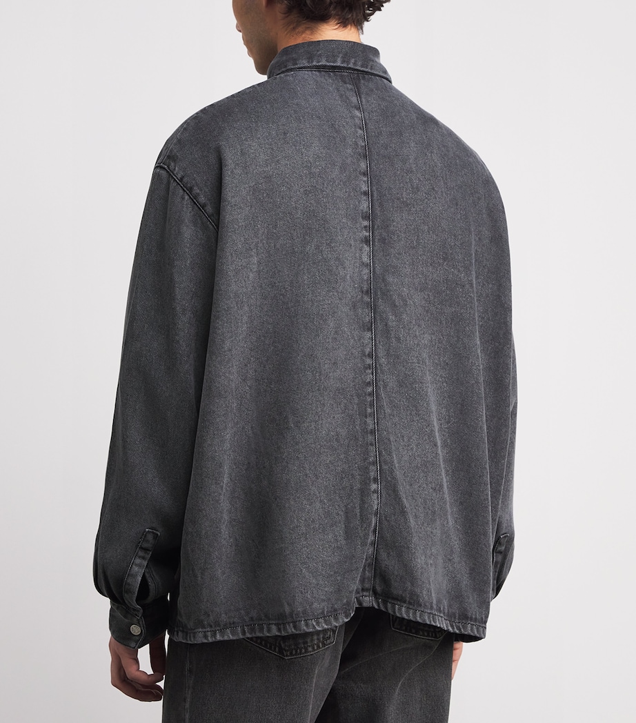 Maza Denim Shirt WASHED GREY Image 4