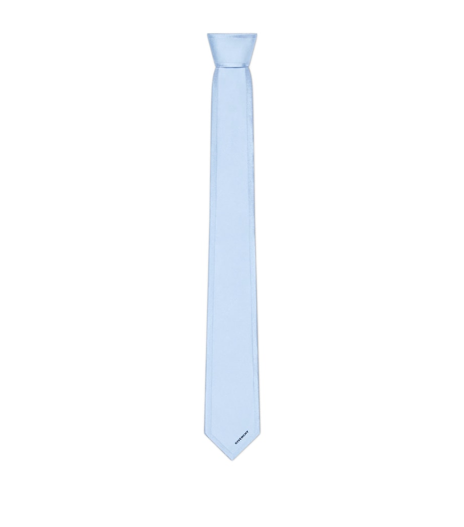 Silk Logo Tie LIGHT BLUE Image 1