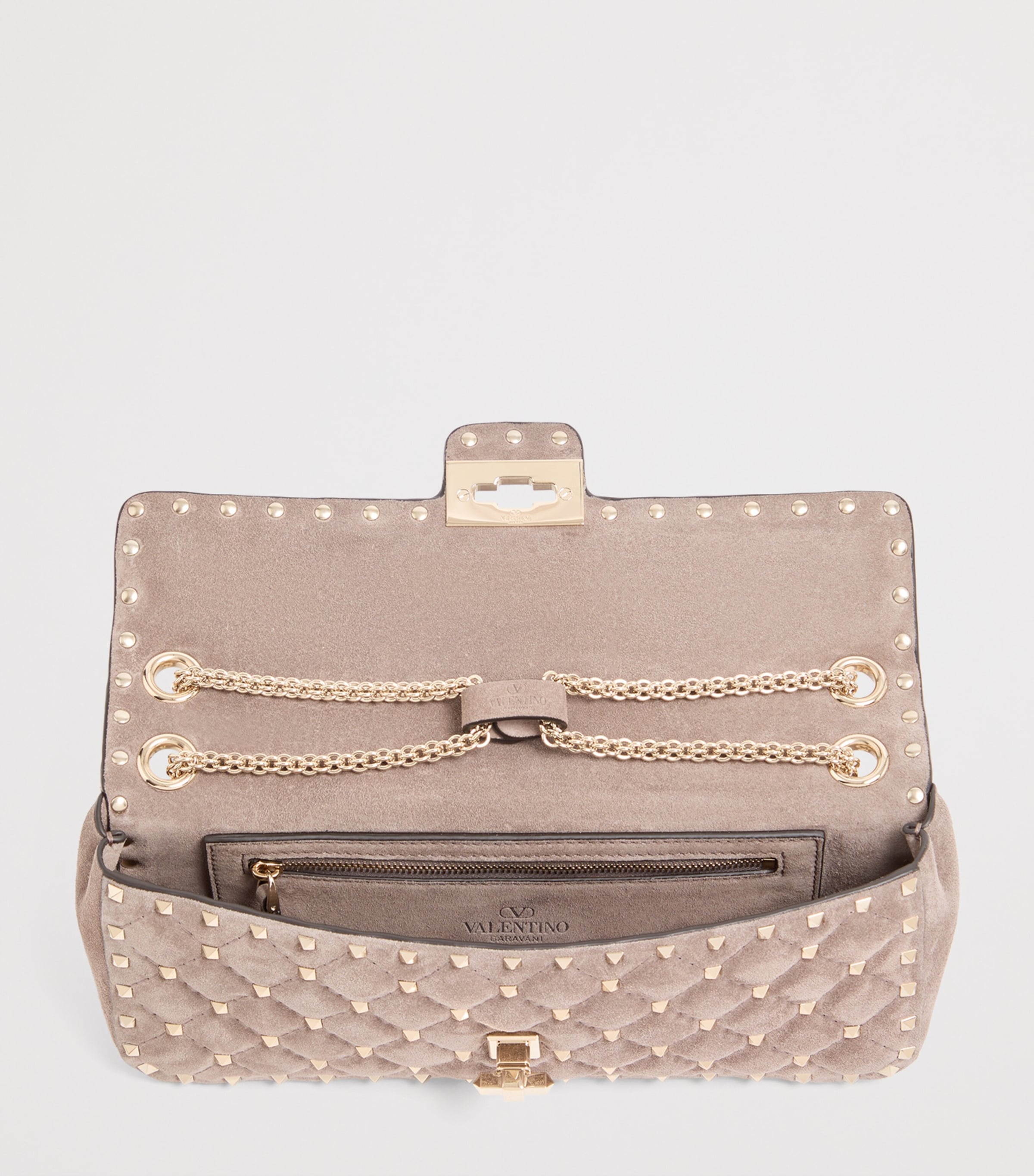 Valentino Garavani Medium Brushed Leather Rockstud Spike Shoulder Bag Image 5