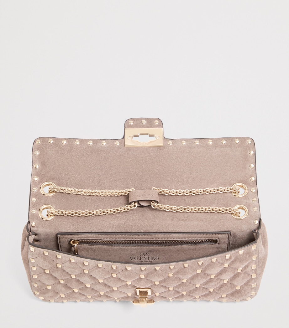 Valentino Garavani Medium Brushed Leather Rockstud Spike Shoulder Bag Image 5