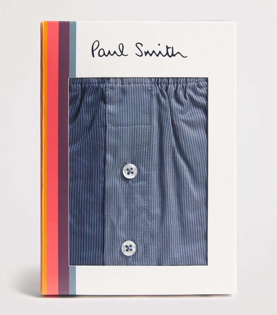 Paul Smith Mens Cotton Stripe Boxer Shorts Image 4