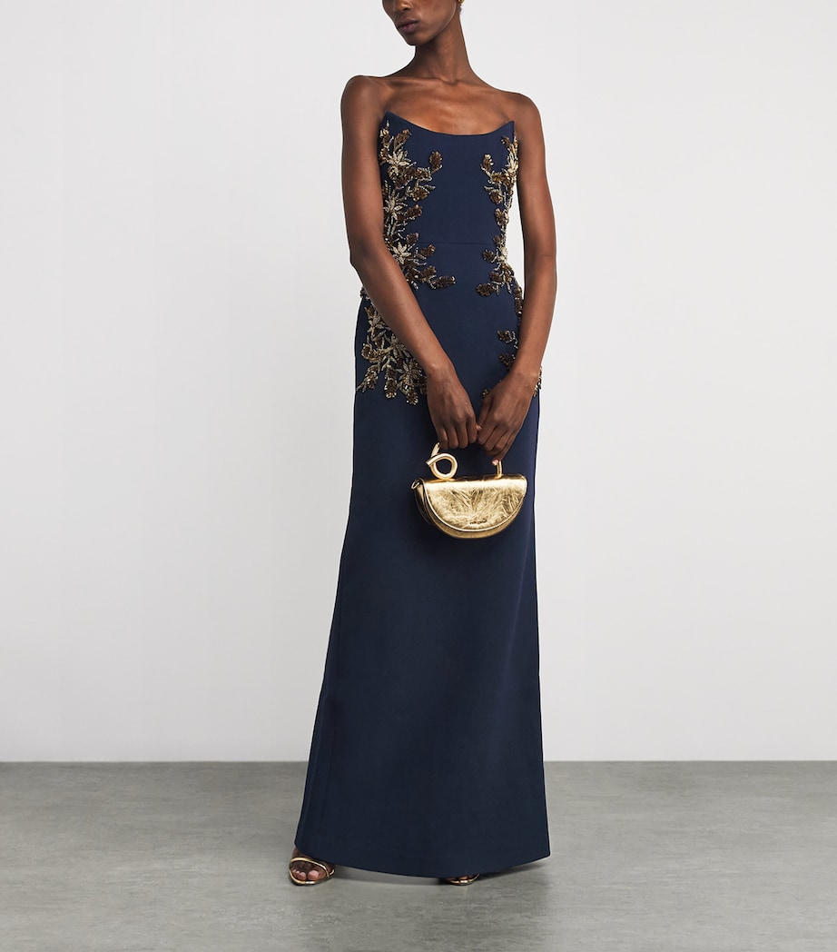 Embellished Orla Gown NAVY Image 2