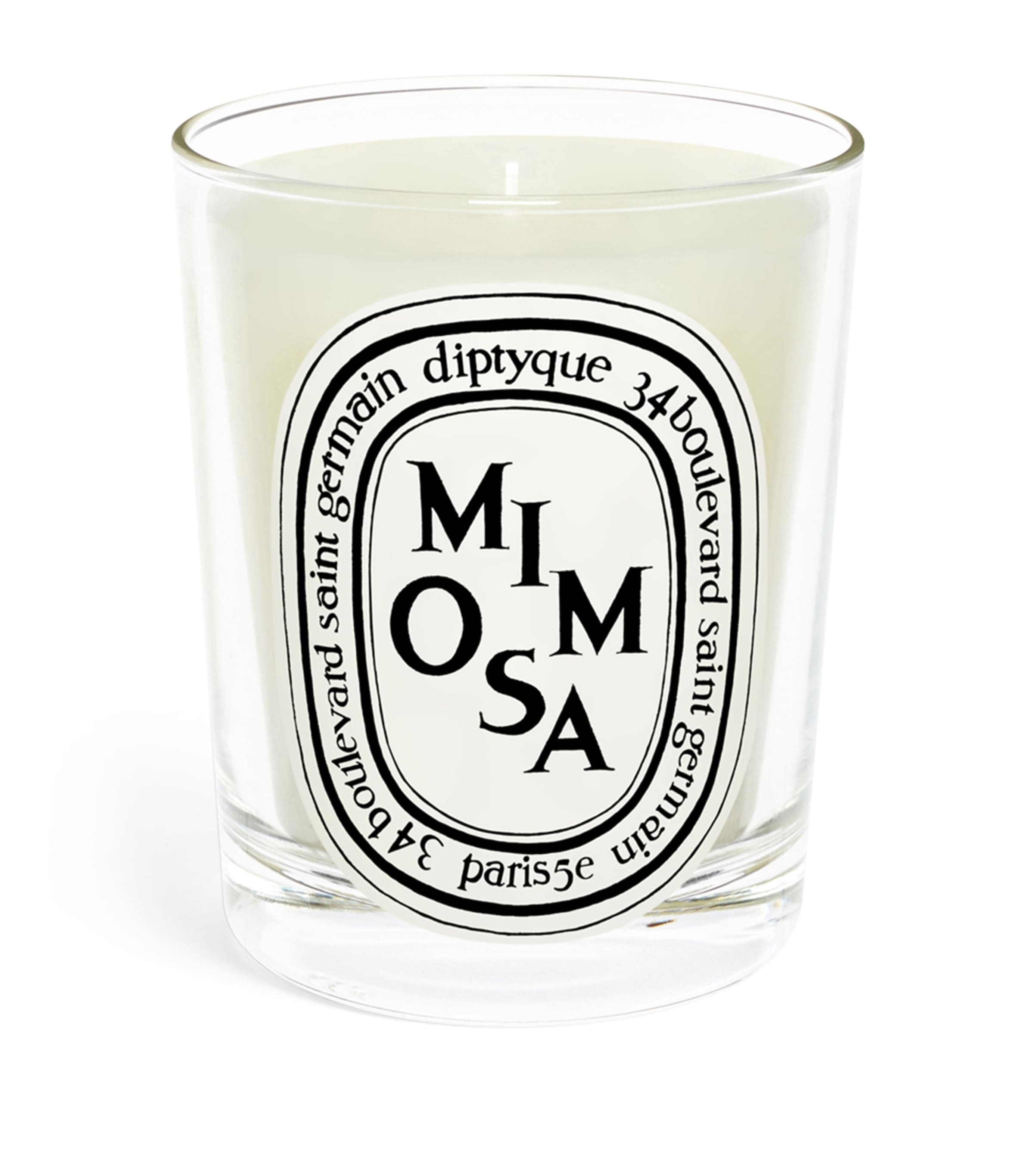 Diptyque Mimosa Candle In White